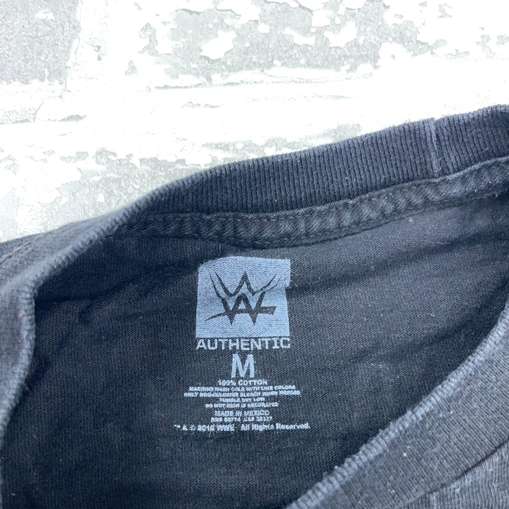 Vintage WWE Shirt Men Medium Black Tee Graphic Print Vintage Logo 90s Hipster Retro Sports TV Mens Size US M / EU 48-50 / 2 - 5 Thumbnail