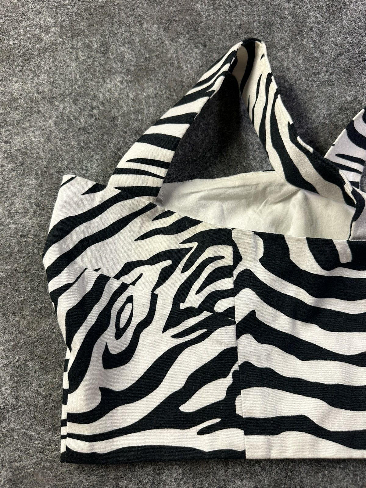 Dolce & Gabbana Dolce & Gabbana Square Neck Bustier Top Zebra Crop Black Size XL / US 12-14 / IT 48-50 - 8 Thumbnail