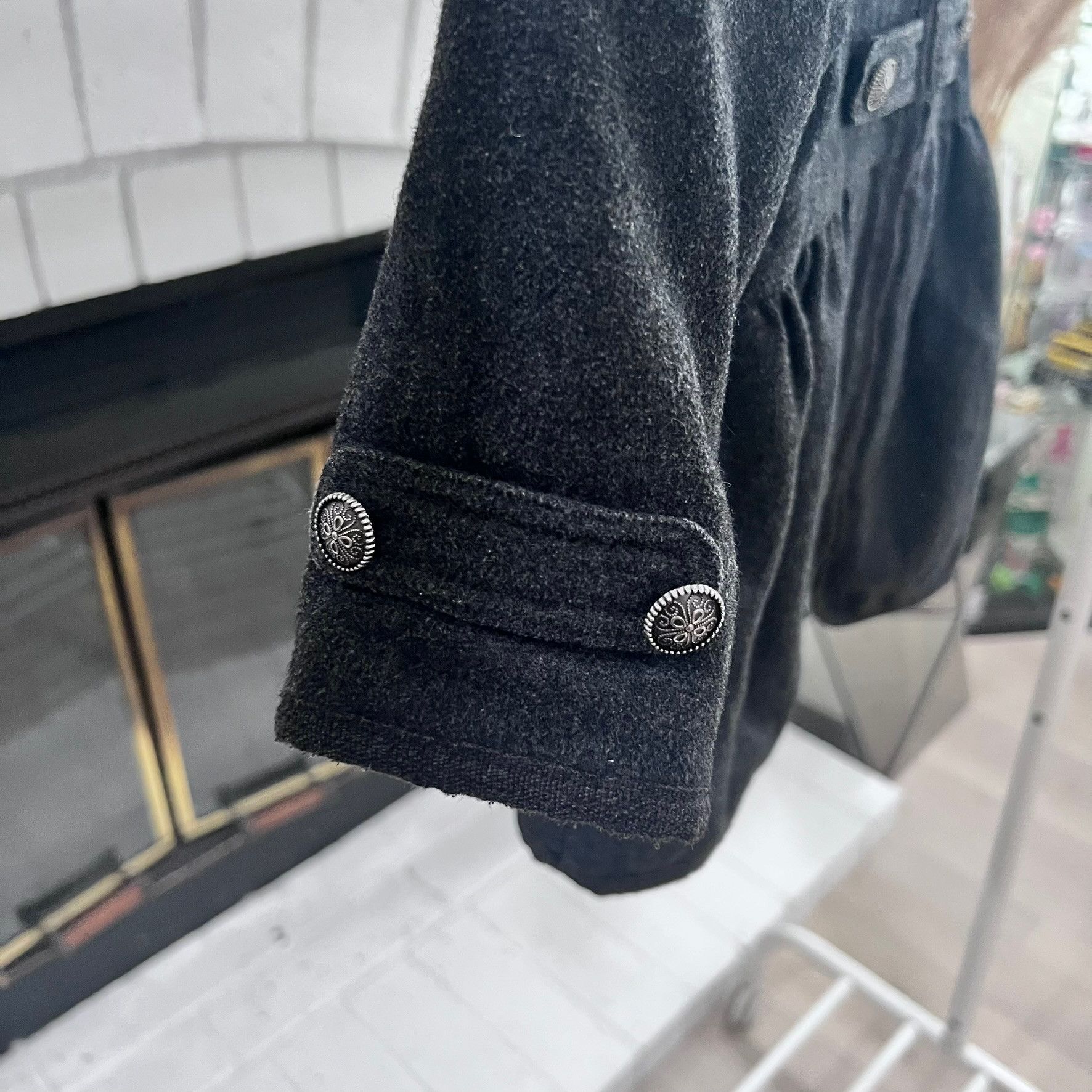 H&M H&M Baby Londoneer Royalty Style Military Coat - Grey Size XL / US 12-14 / IT 48-50 - 5 Thumbnail