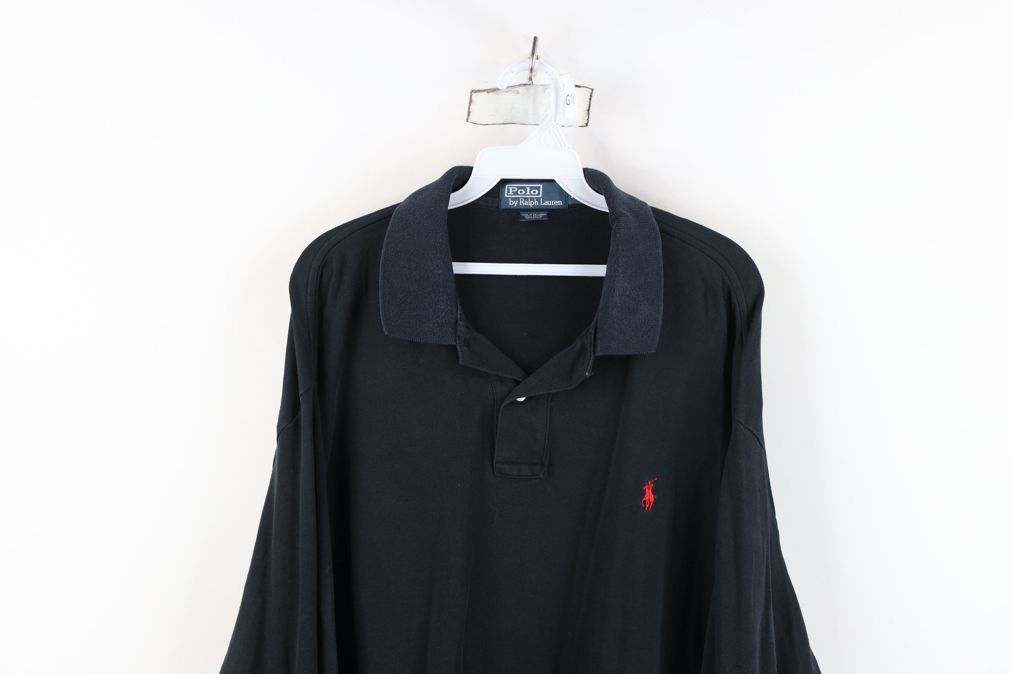 Ralph Lauren Vintage 90s Ralph Lauren Cotton Touch Long Sleeve Rugby Polo Size US XL / EU 56 / 4 - 2 Thumbnail