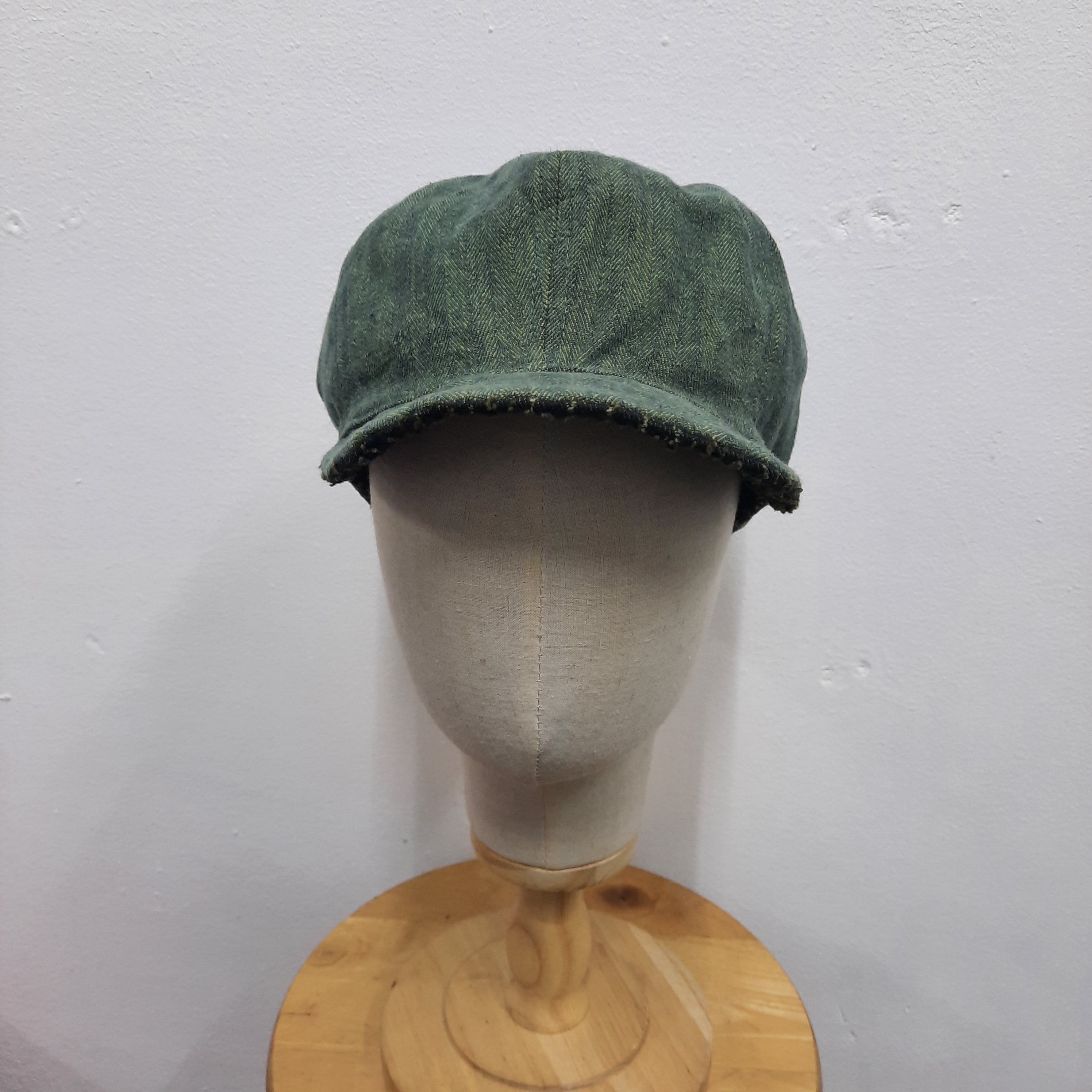 Japanese Brand 🪡 Japanese brand sashiko 2 away soft visor work hat Size ONE SIZE - 6 Thumbnail