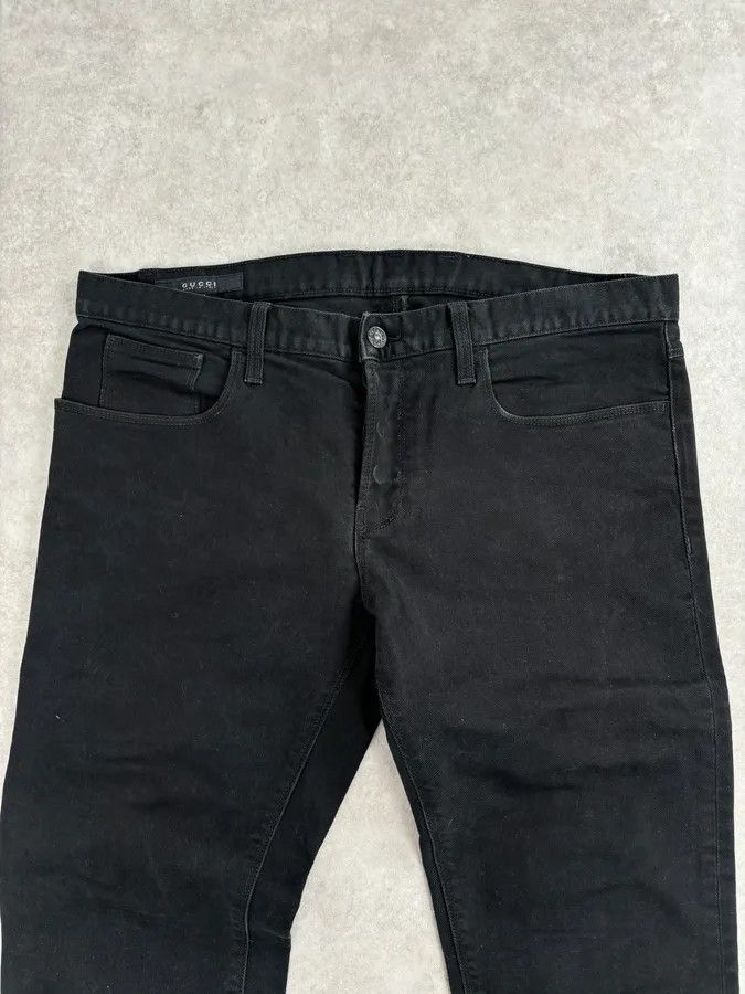 Gucci AW2009 Gucci Black Slim Jeans by Frida Giannini Size US 32 / EU 48 - 6 Thumbnail