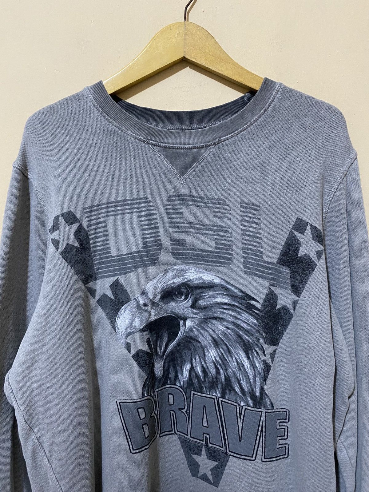 Diesel Diesel Brave Eagle Sweatshirt “Sun Faded” Size US L / EU 52-54 / 3 - 3 Thumbnail