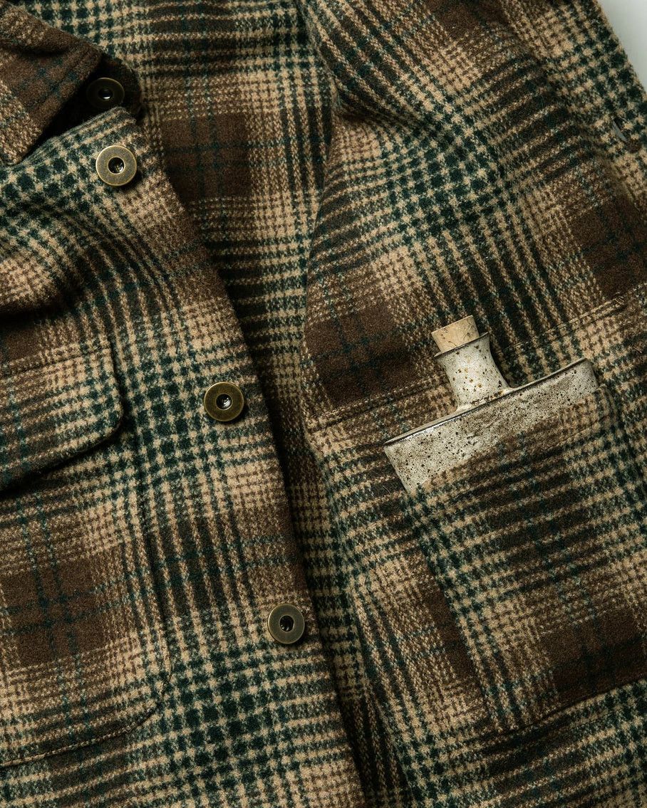 Taylor Stitch Taylor Stitch Explorer Shirt Jacket Tan Plaid Wool Small 38 Size US S / EU 44-46 / 1 - 16 Thumbnail