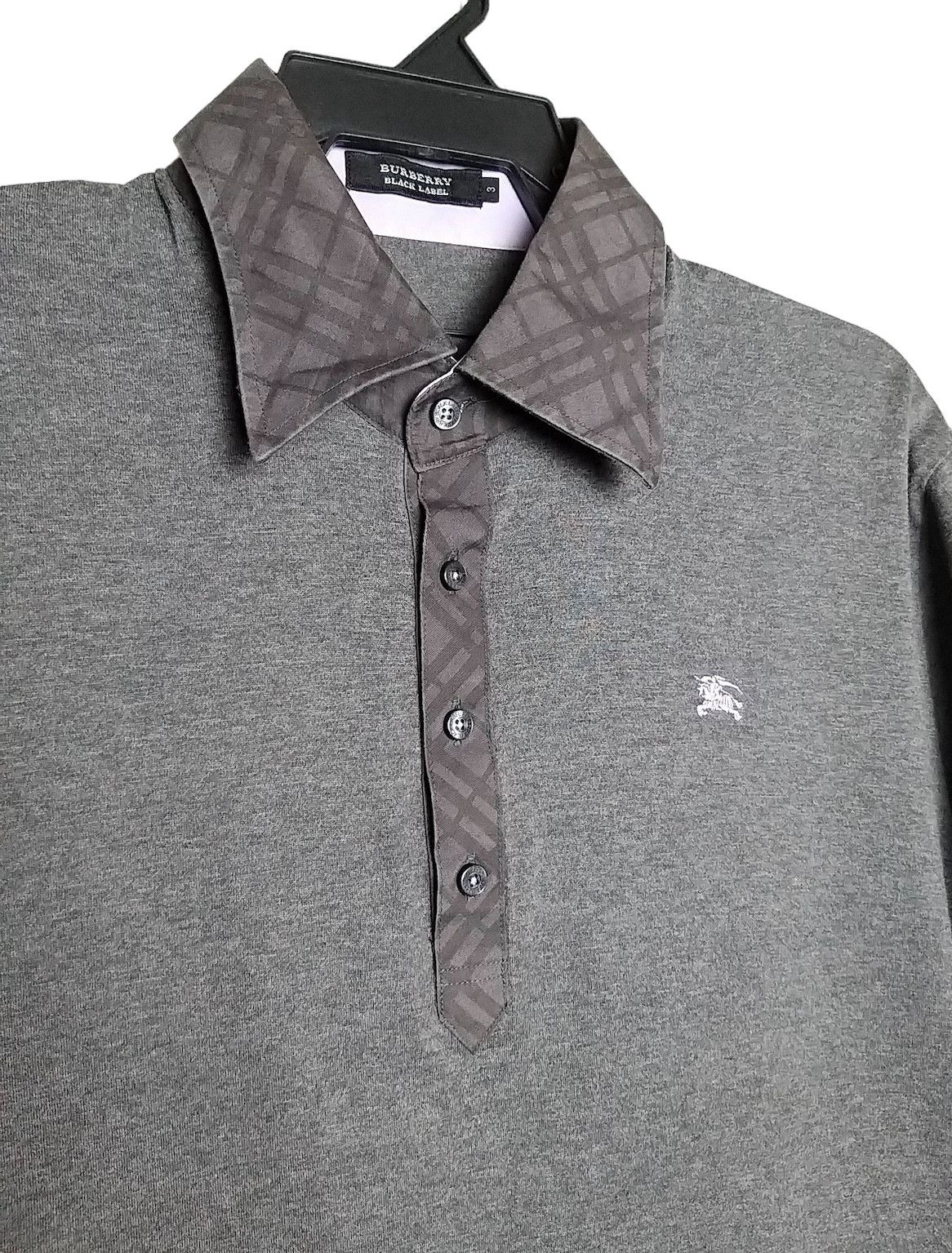 Burberry NICE💥💥AUTHENTIC BURBERRY BLACK LABEL POLO SHIRT Size US L / EU 52-54 / 3 - 3 Thumbnail