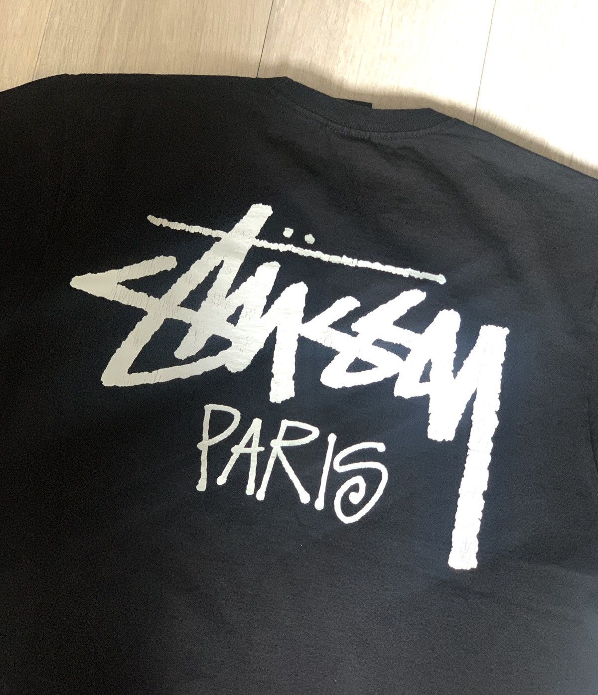 Stussy Stussy Stock « Paris » Tee Black - Size M Size US M / EU 48-50 / 2 - 9 Thumbnail