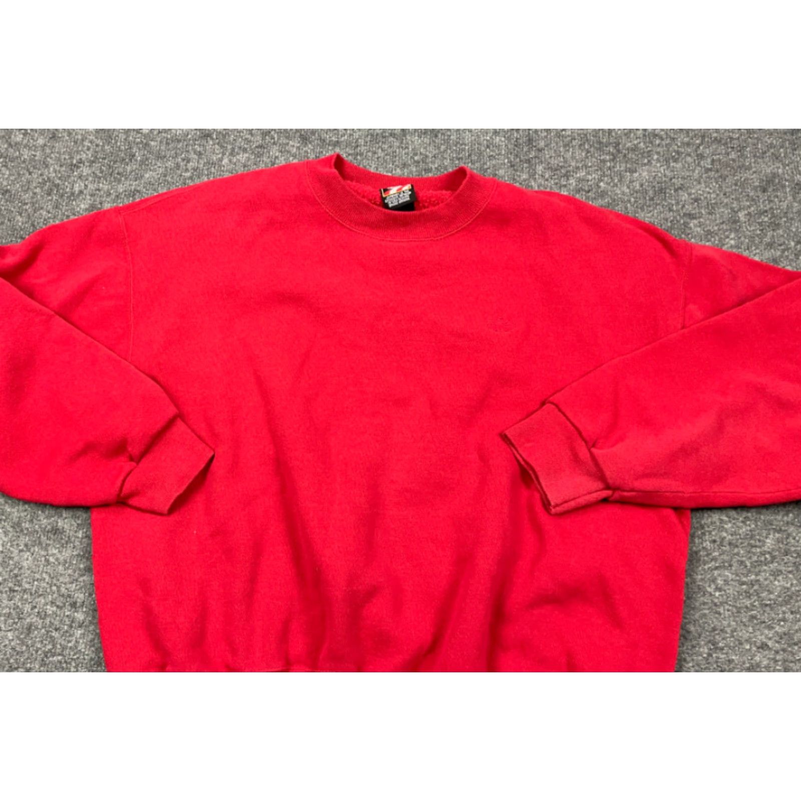 Vintage VINTAGE VTG 90s USA Olympic Red Blank Pullover Sweatshirt Adult Large 50-50 Embroidered Size US L / EU 52-54 / 3 - 3 Thumbnail