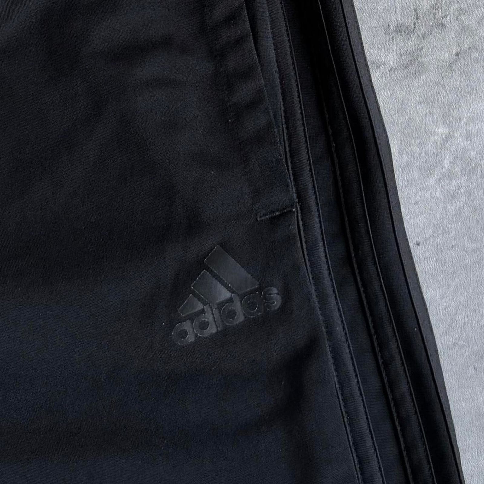 Adidas × Vintage Vintage Y2K Adidas Black Opium Three Stripes Sweatpants Size US 28 / EU 44 - 3 Thumbnail