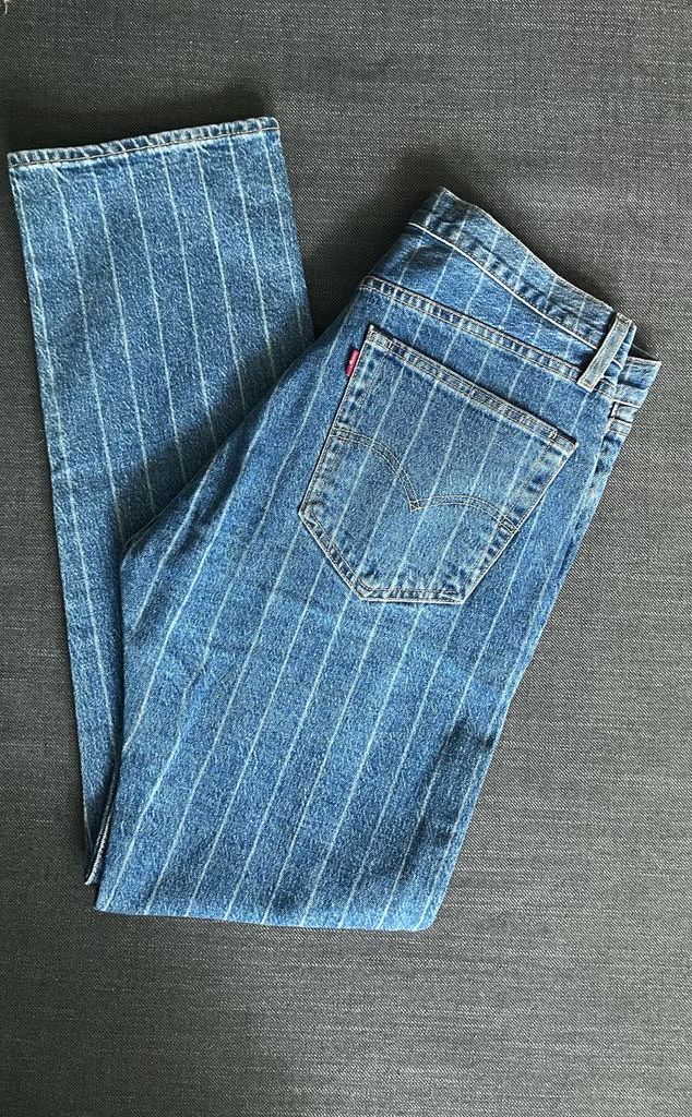 Levi's × Vintage Levi's sample 501 stripe blue eyes jeans Size US 32 / EU 48 - 3 Thumbnail