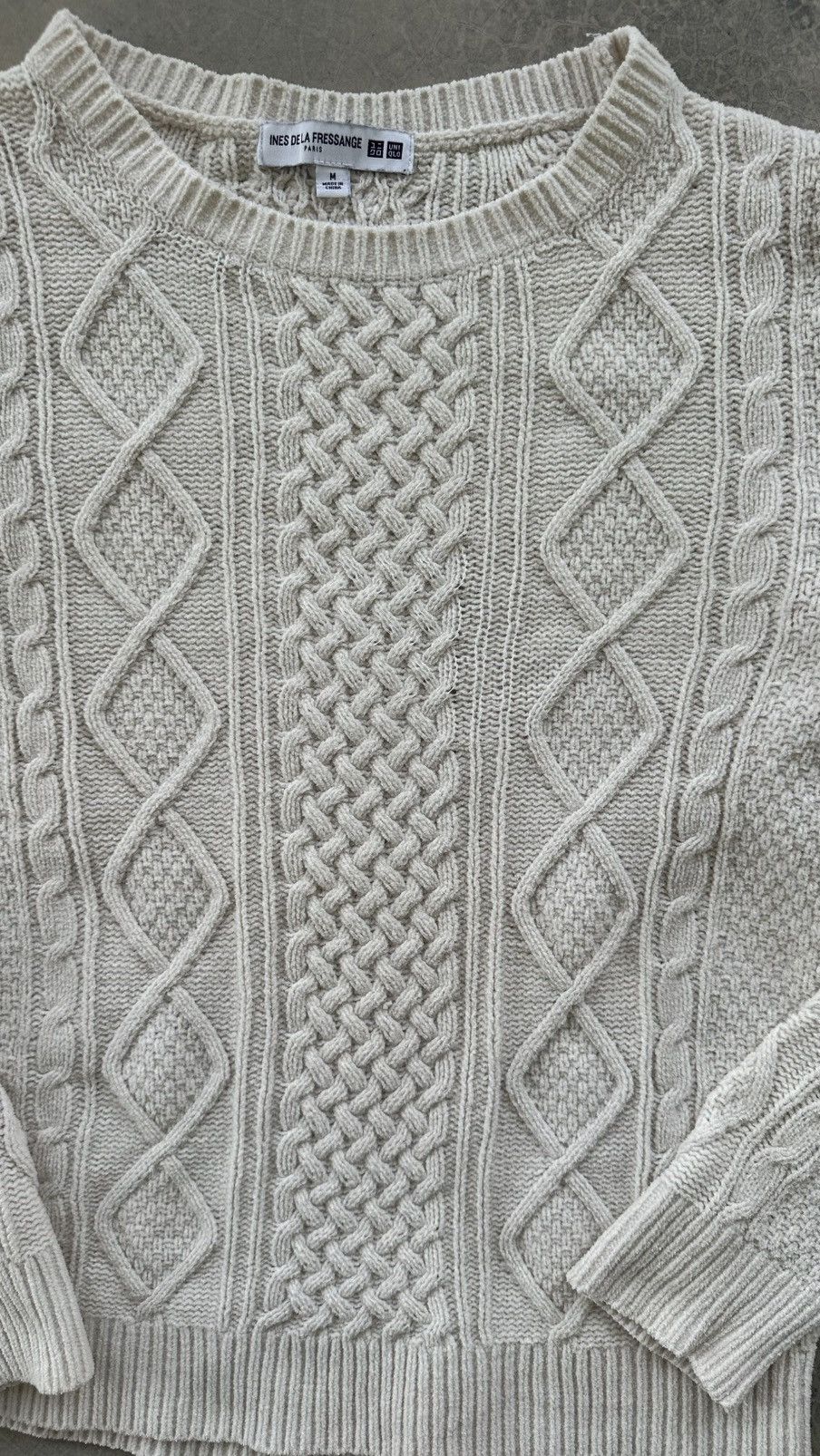 Uniqlo × Vintage INES DE LA FRESSANGE KNITWEAR TOP Size US M / EU 48-50 / 2 - 2 Thumbnail