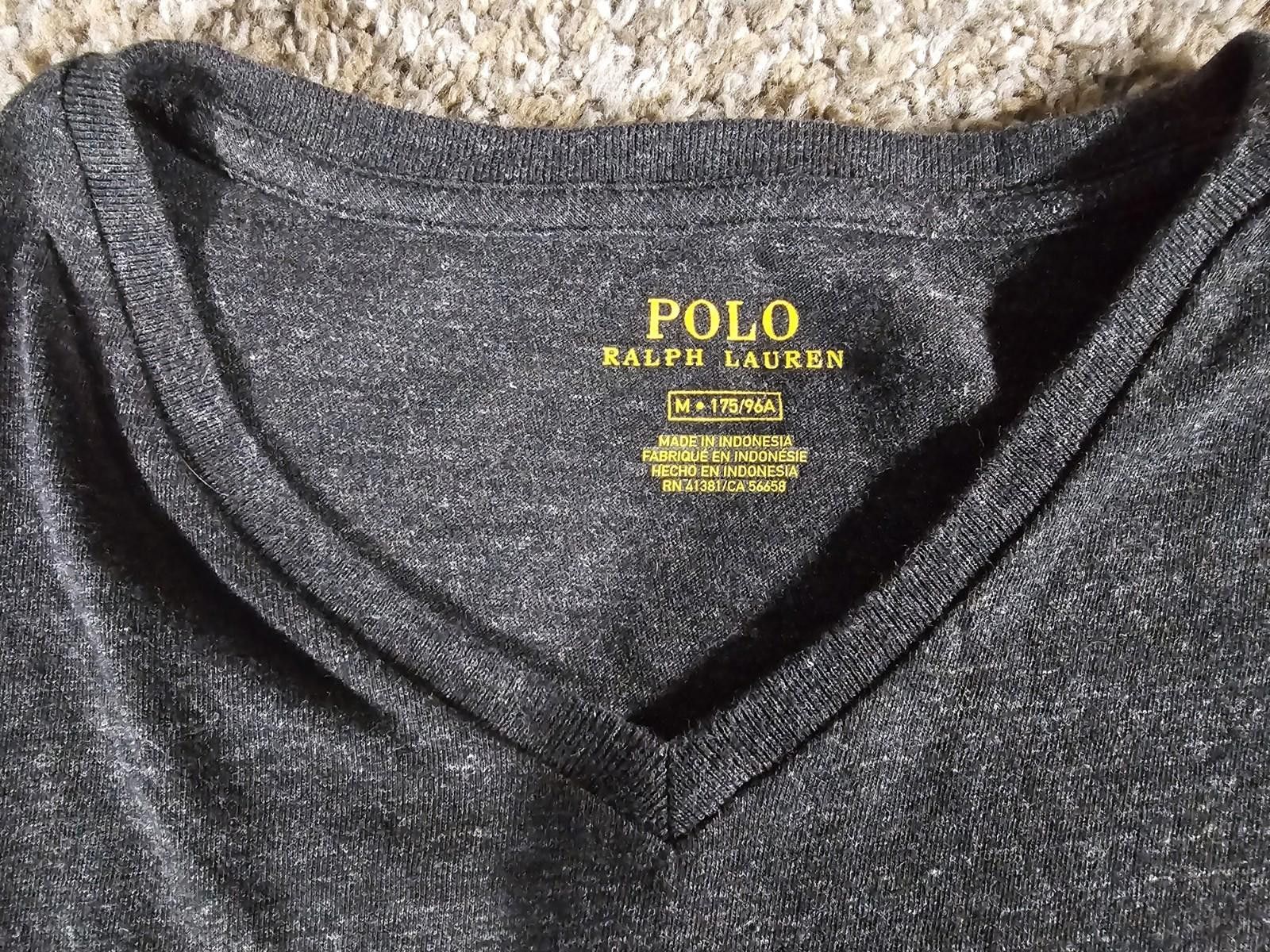 Polo Ralph Lauren Polo Ralph Lauren V-neck M Gray Shirt Size US M / EU 48-50 / 2 - 4 Thumbnail
