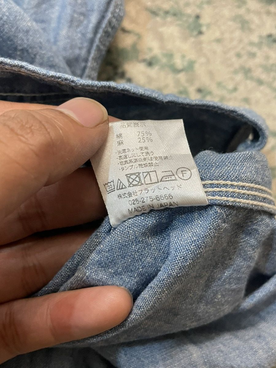 The Flat Head The Flat Head Japan Denime Selvedge Button Up Shirt Size US M / EU 48-50 / 2 - 15 Thumbnail