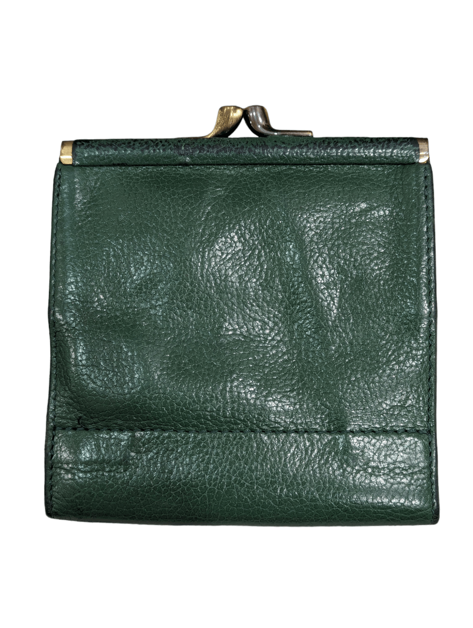 Il Bisonte Il Bisonte Purse Bi-fold Wallet Green Cowhide Size ONE SIZE - 2 Thumbnail
