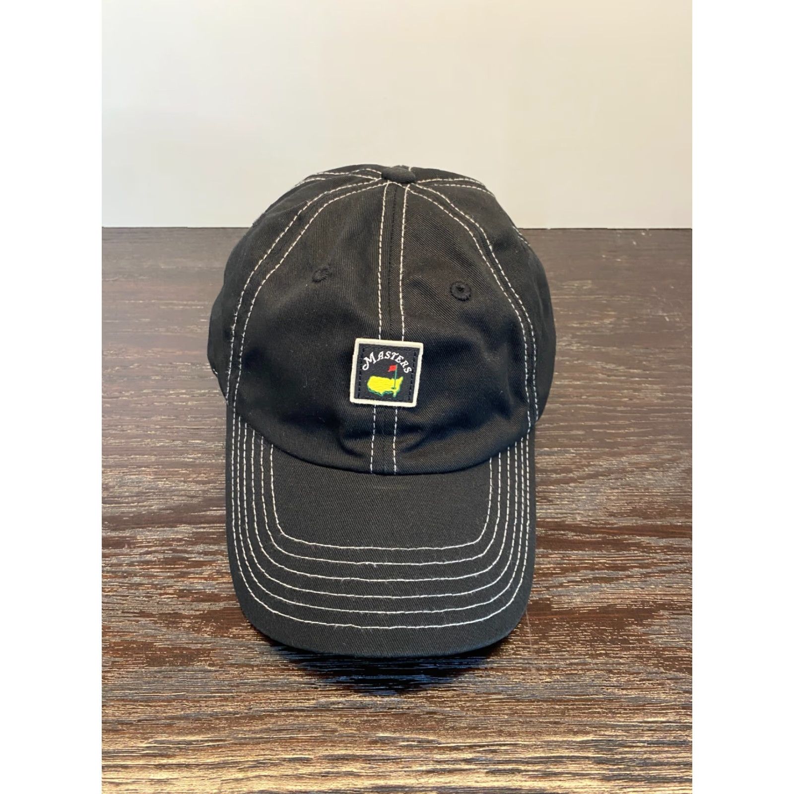 American Needle The Masters Hat Cap Mens One Size Black American Needle Twill Strapback Golf Size ONE SIZE - 2 Thumbnail