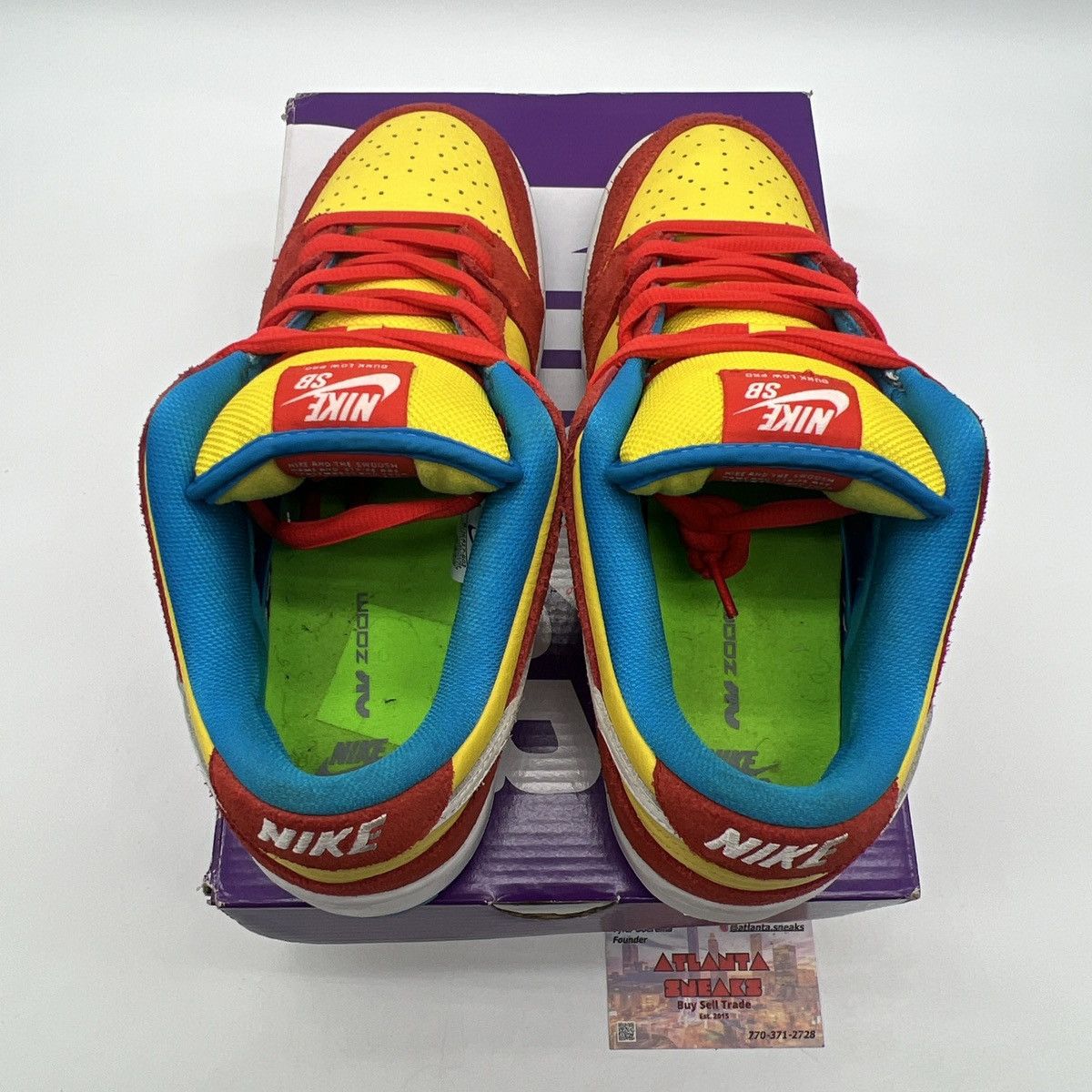 Nike Nike Dunk Low Bart Simpson Size US 10 / EU 43 - 8 Thumbnail
