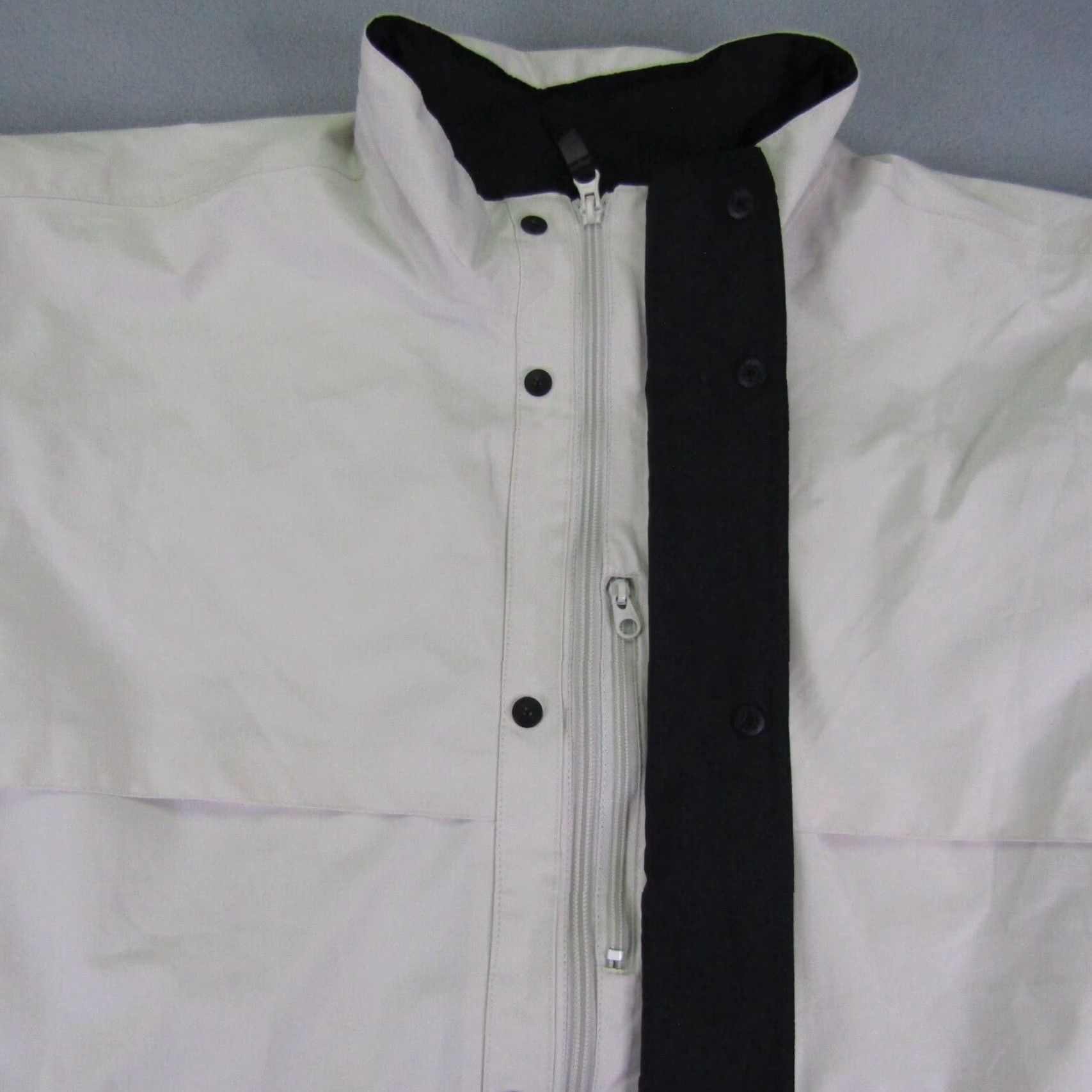 Nike VINTAGE Nike Jacket Mens 2XL Beige Windbreaker Zip Up Full Zip Pockets Golf Outdoor Sports Logo Size US XXL / EU 58 / 5 - 5 Thumbnail