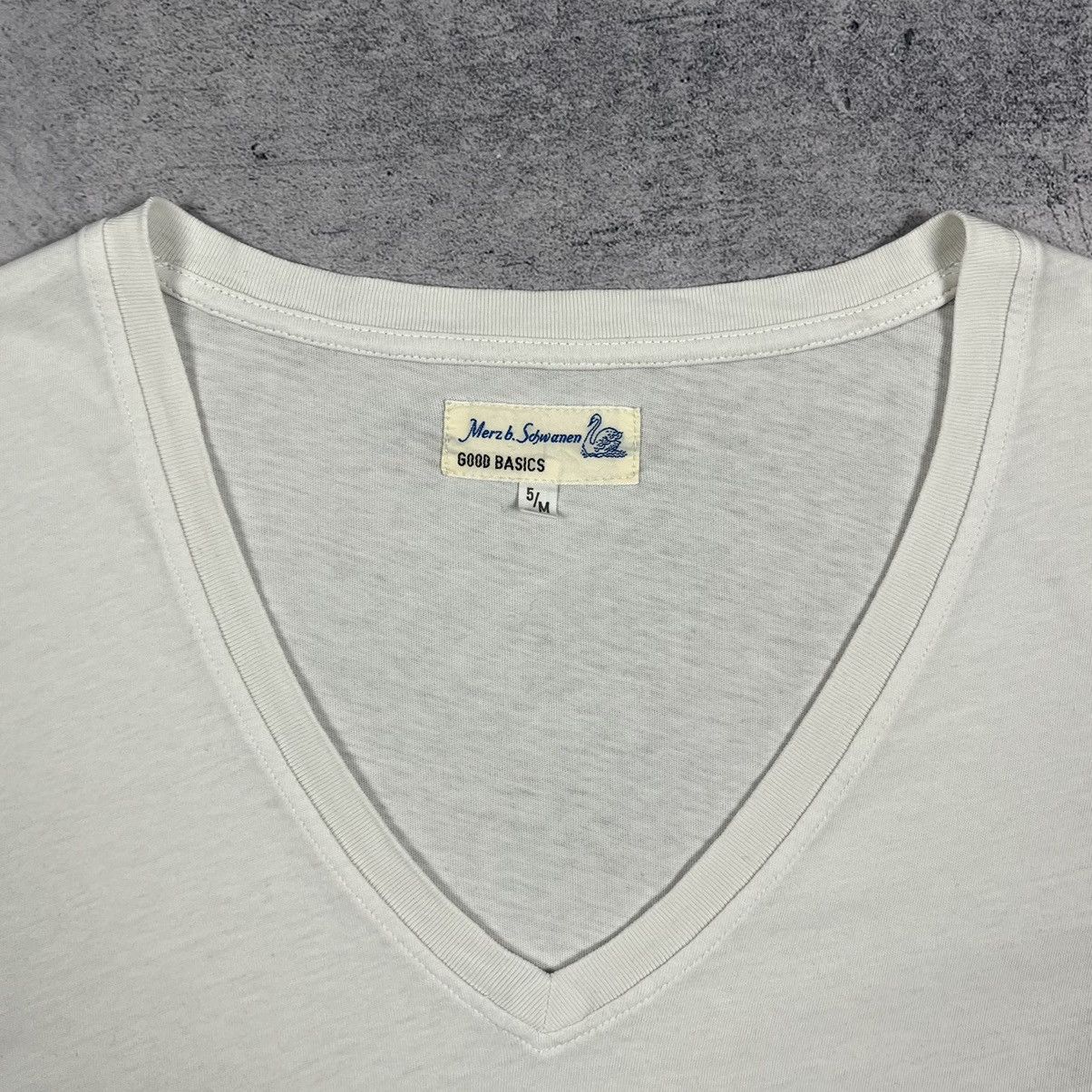 Merz B. Schwanen Merz B. Schwanen Basic V-Neck T Shirt Size M / US 6-8 / IT 42-44 - 7 Thumbnail