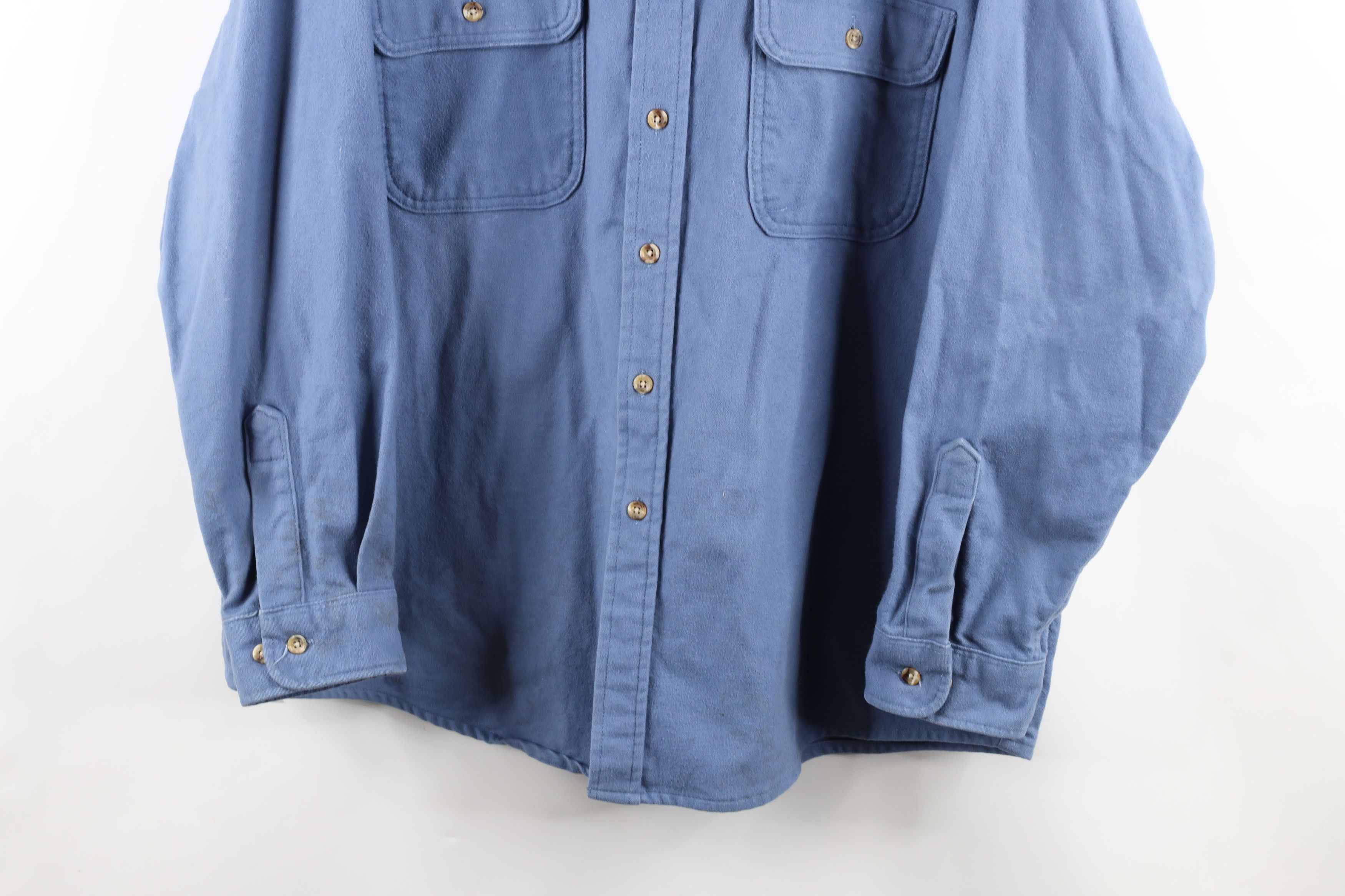 FiveBrother × Vintage Vintage 90s Five Brother Heavyweight Cloth Button Shirt Size US XXL / EU 58 / 5 - 3 Thumbnail