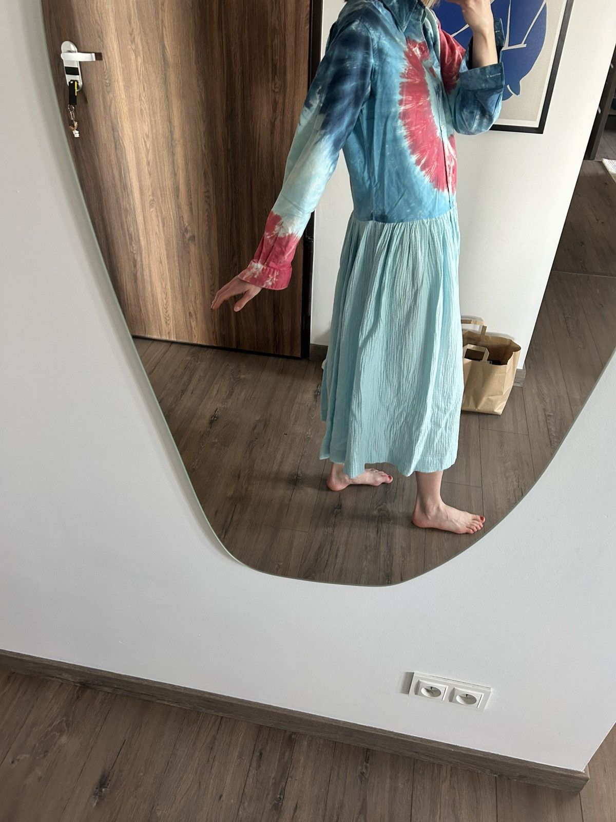 Thom Browne Thom Browne tie dye maxi dress summer S-M Size S / US 4 / IT 40 - 11 Thumbnail
