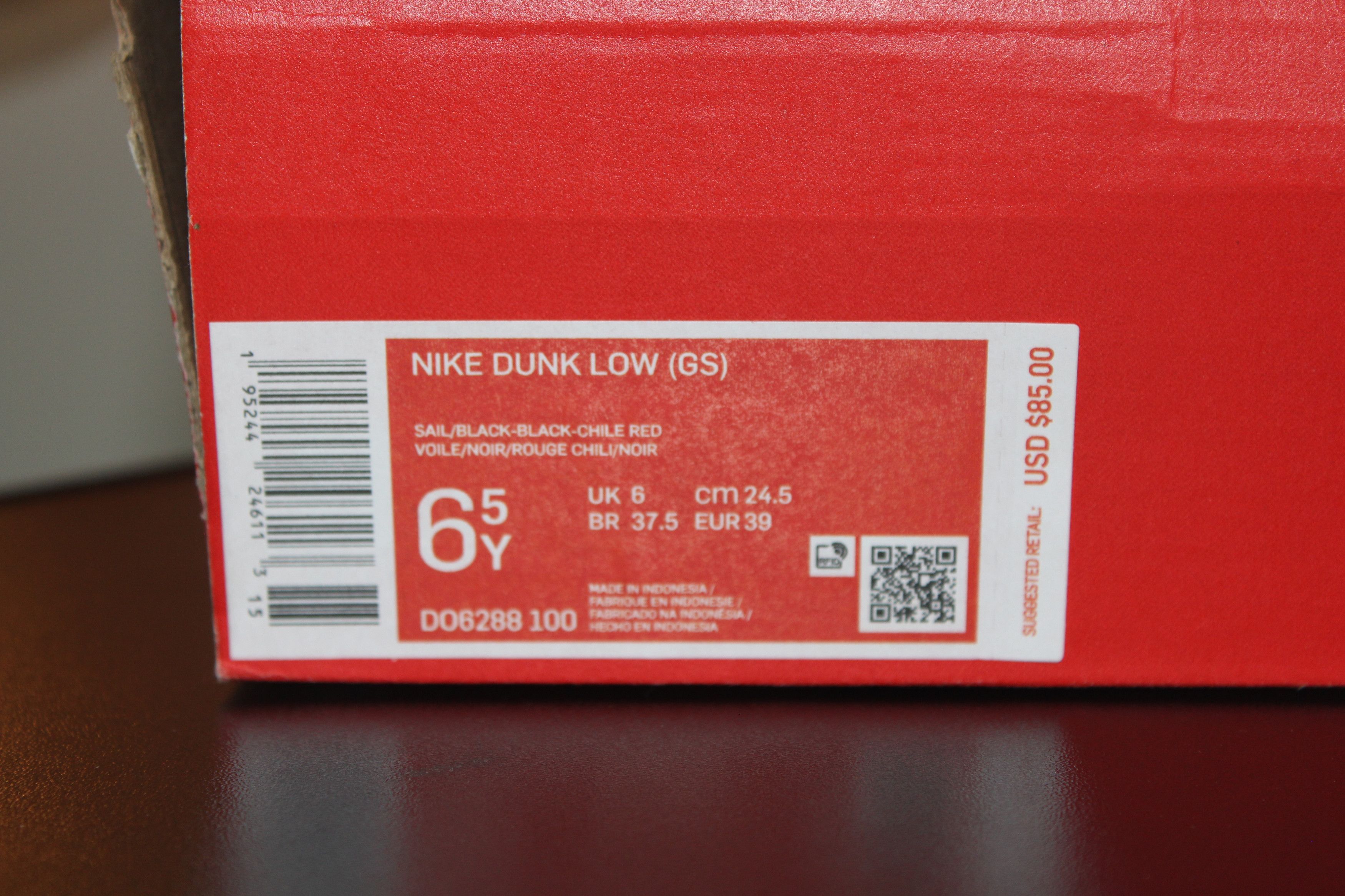 Nike Nike Dunk Low EMB NBA 75th Anniversary Chicago GS 6.5Y/8W Size US 8 / IT 38 - 7 Thumbnail