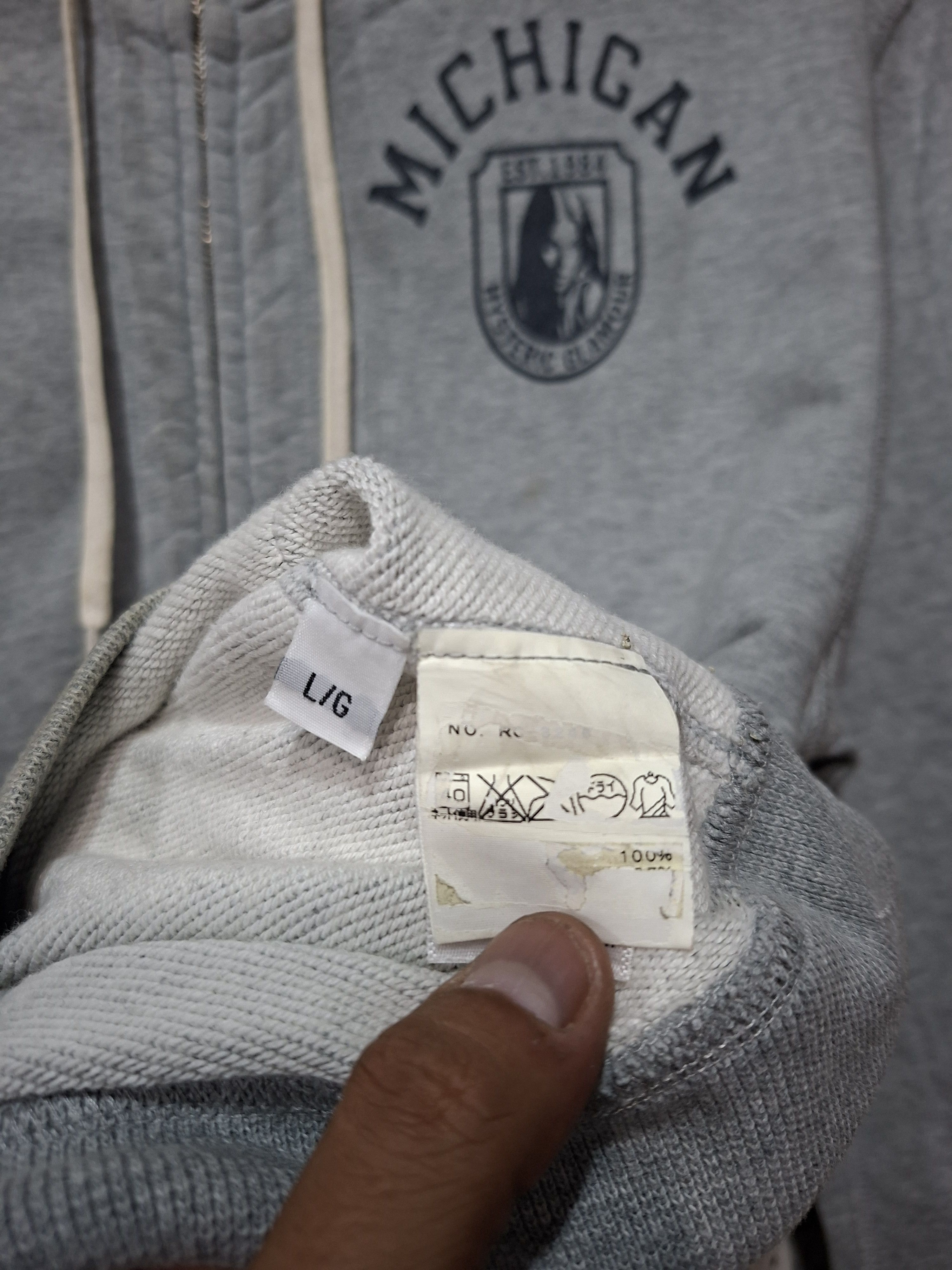 Hysteric Glamour HYSTERIC GLAMOUR X REIGNING CHAMP MICHIGAN 1984 ZIP HOODIE Size US L / EU 52-54 / 3 - 8 Thumbnail