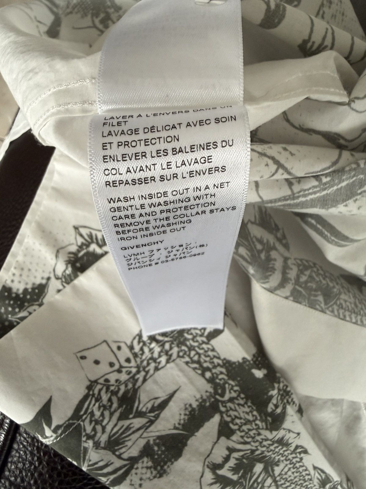 Givenchy Givenchy LA Tattoo Zip Up Poplin Shirt Size US L / EU 52-54 / 3 - 7 Thumbnail