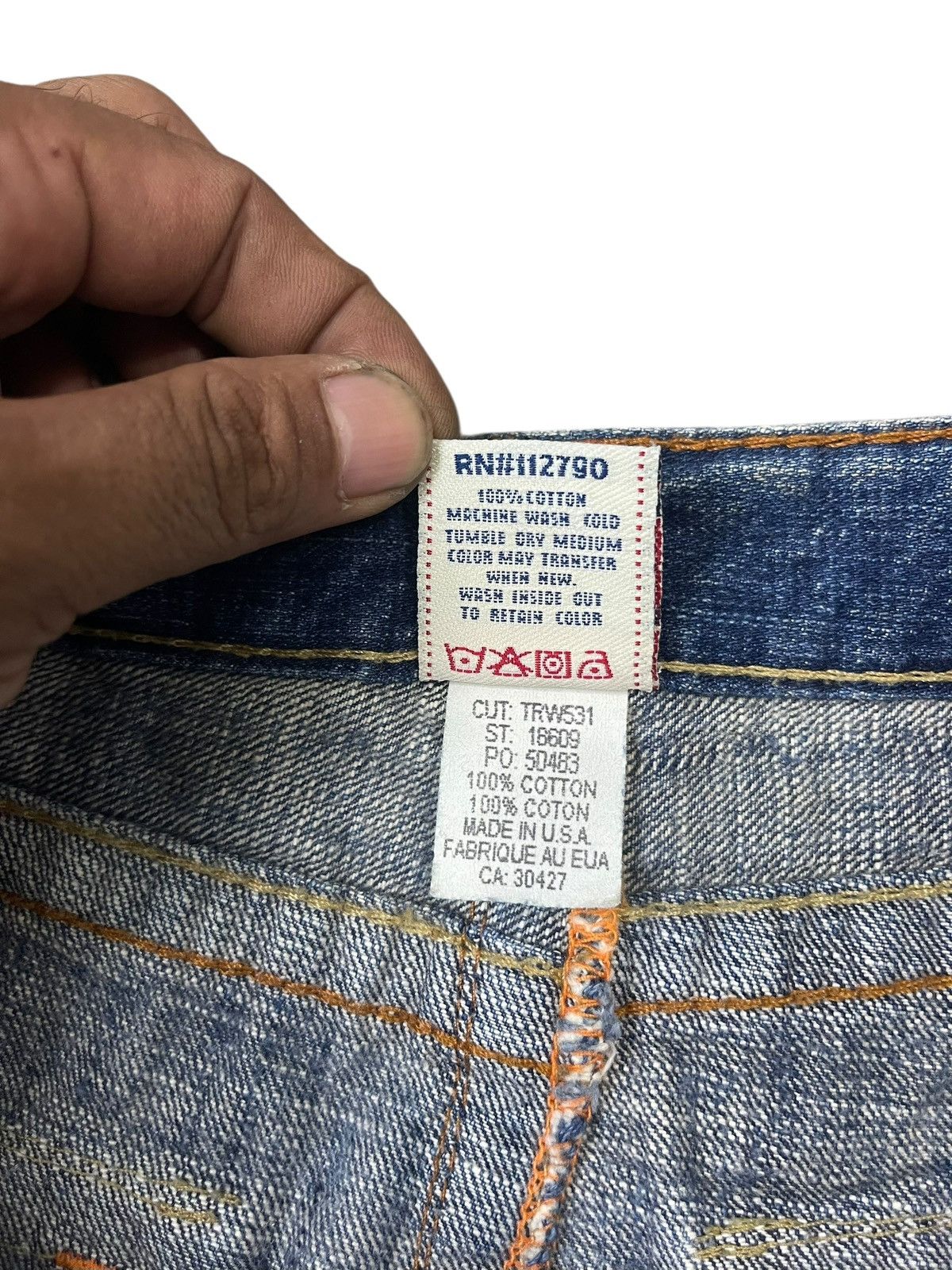 True Religion Vintage True Religion Distressed Mini Skirt Streetwear Size 26" / US 2 / IT 38 - 11 Thumbnail