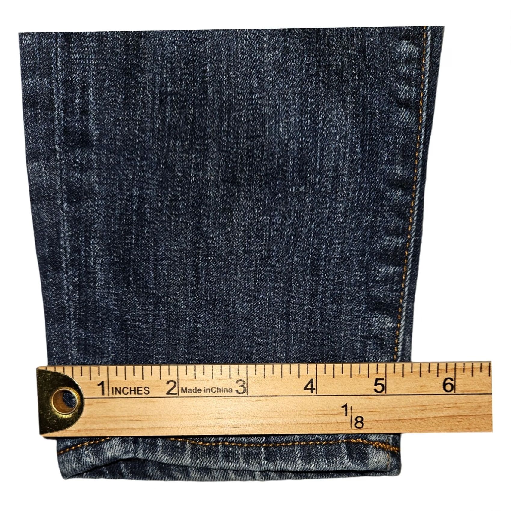 J.Crew J.CREW Midrise Toothpick Jeans 28 Regular Women's Blue Denim Preppy 5-Pocket Zipper Button Size 28" / US 6 / IT 42 - 6 Thumbnail