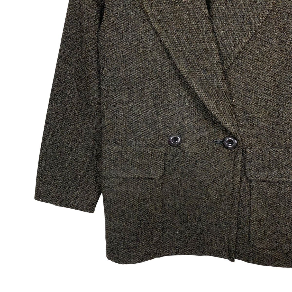 Paco Rabanne 90’s PACO RABANNE Wool Belted Double Breast Coat #2856-C129 Size M / US 6-8 / IT 42-44 - 5 Thumbnail