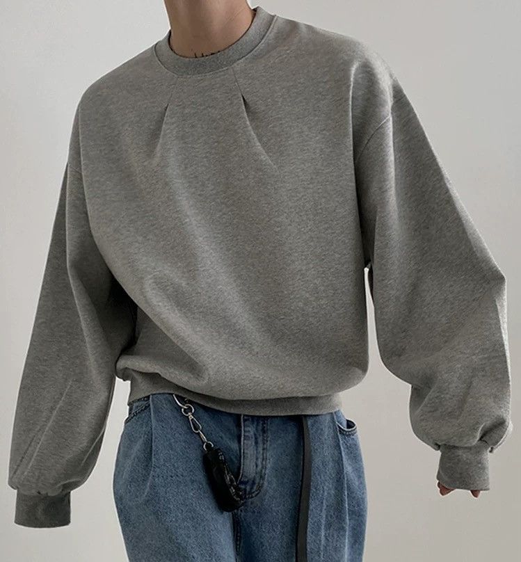 Japanese Brand × Vintage Cleanfit casual pleated sweatshirt city boy Size US XXL / EU 58 / 5 - 4 Thumbnail
