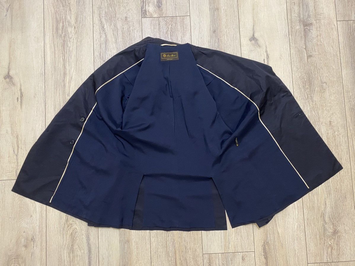 Loro Piana Loro Piana Double Breasted Men Blazer Coat Size 46R - 6 Thumbnail