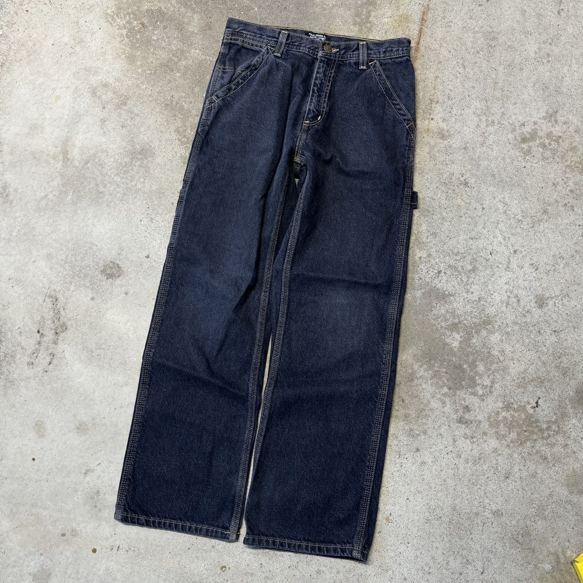Polo Ralph Lauren Vintage Polo Ralph Lauren Faded Black Carpenter Work Jeans Size US 27 - 6 Thumbnail