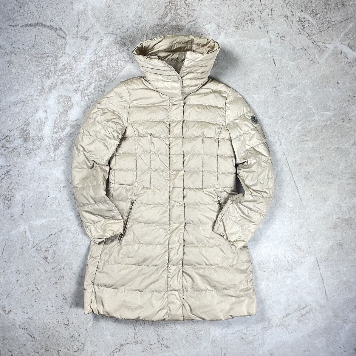 Bogner & Limonta Goose Down Puffer Long Jacket Parka Wool