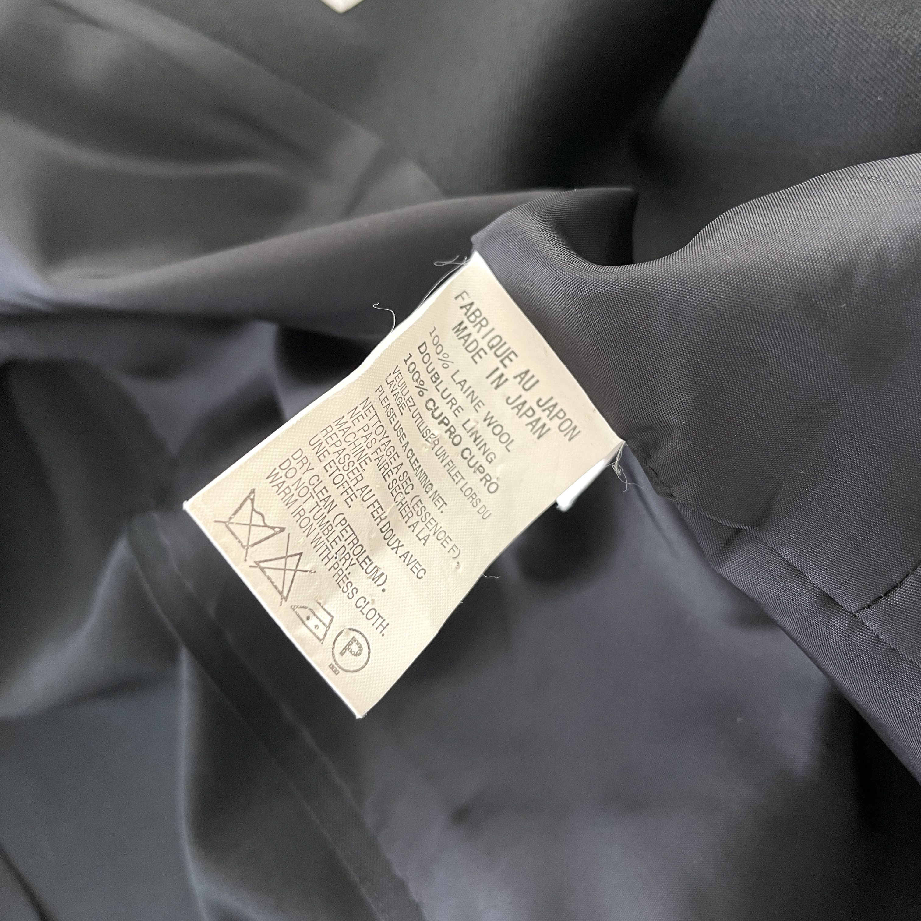 Yohji Yamamoto YOHJI YAMAMOTO Black Wool Jacket size 1 Size S / US 4 / IT 40 - 8 Thumbnail