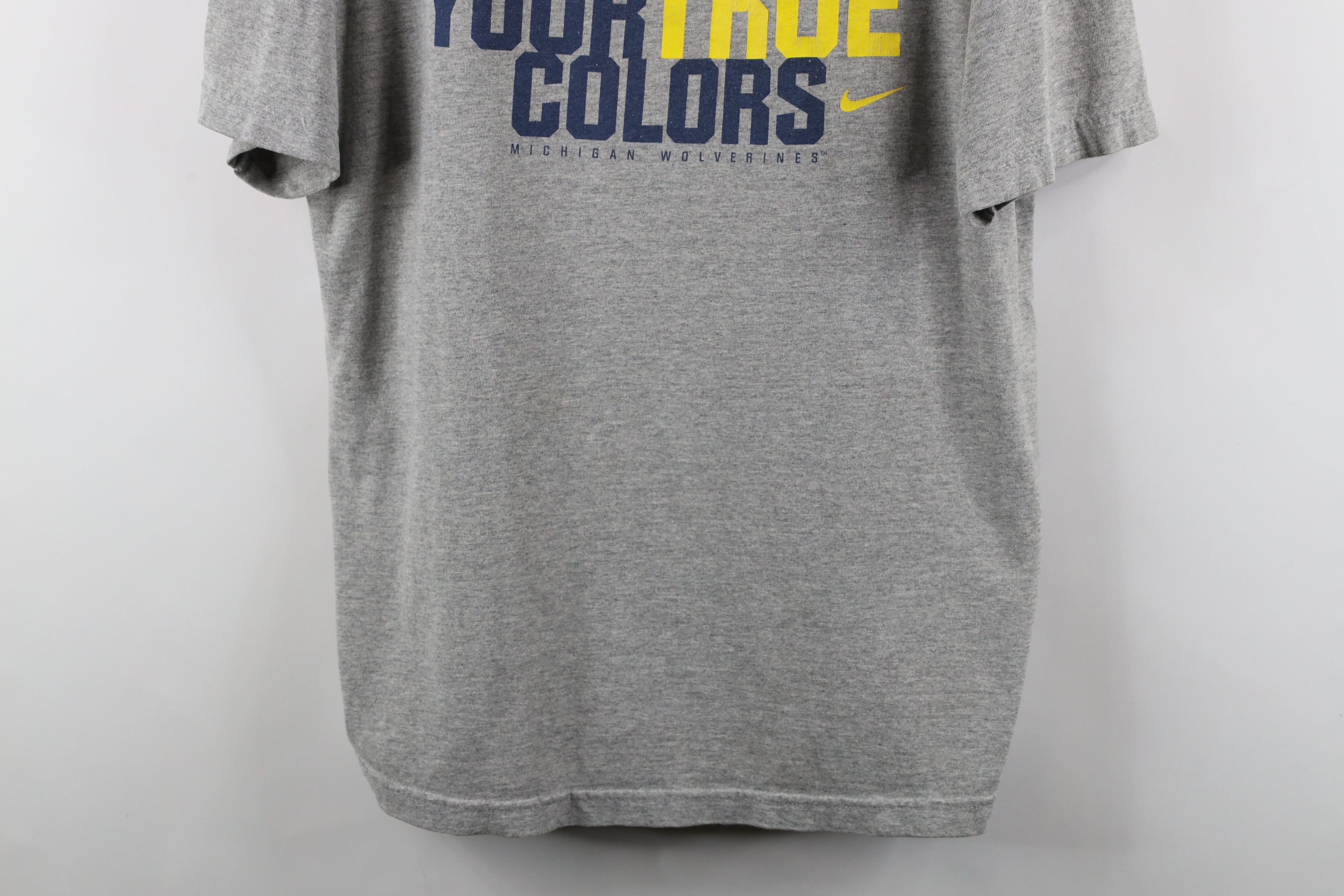 Nike × Vintage Vintage Nike Mini Swoosh University of Michigan T-Shirt Size US L / EU 52-54 / 3 - 3 Thumbnail