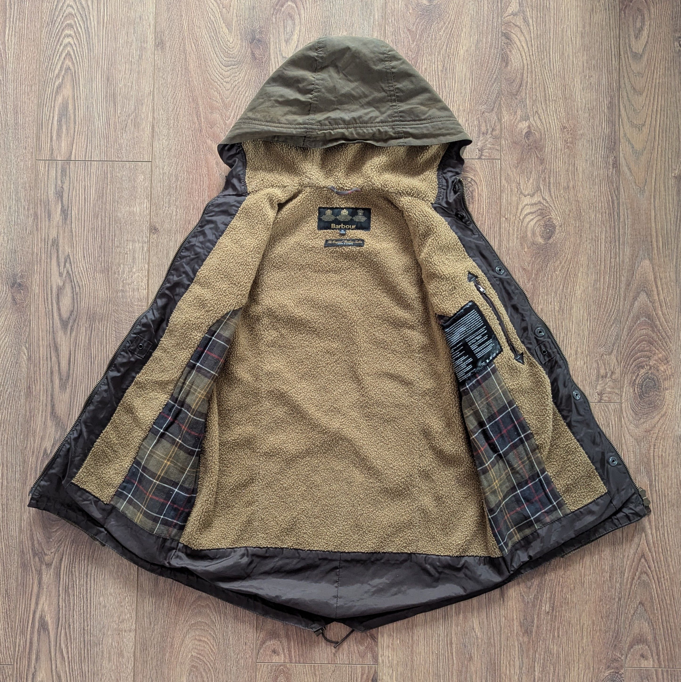Barbour Barbour Winter Force Parka Wax Hooded Jacket Size Girls XL Size XL / US 12-14 / IT 48-50 - 12 Thumbnail