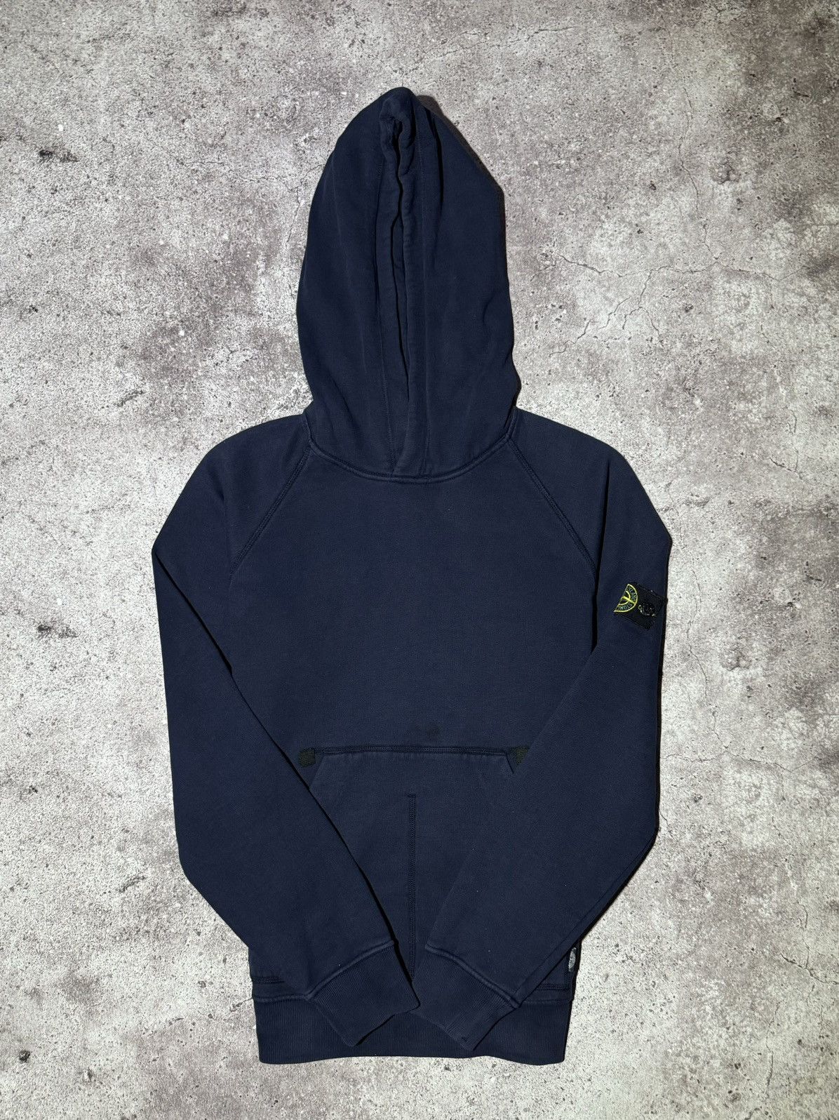 Stone Island Junior Size S (14 Years) Vintage Blue Hoodie