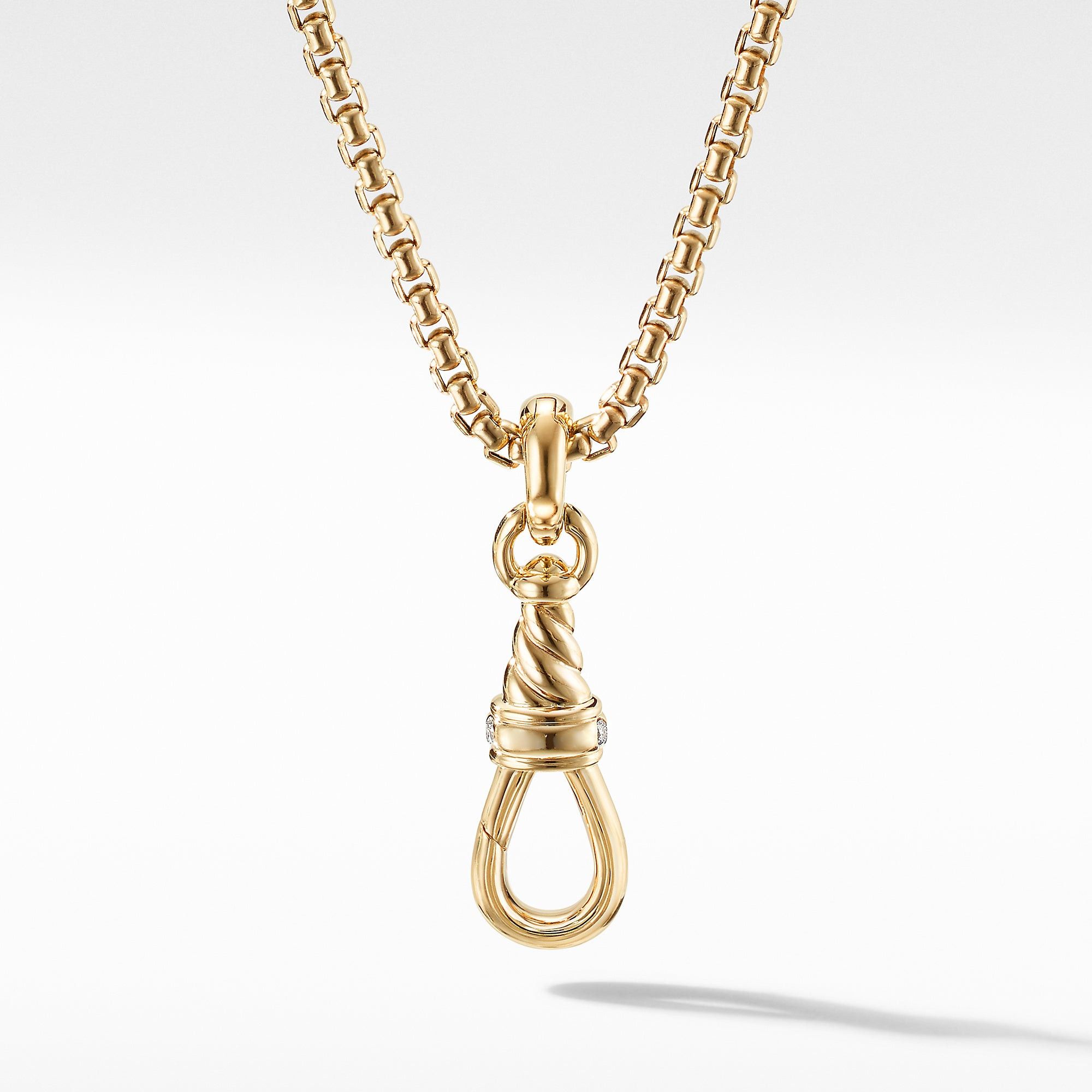 David Yurman o1w1db10525 D16787D Grabber in 18K Yellow Gold and Pave Size ONE SIZE - 1 Thumbnail