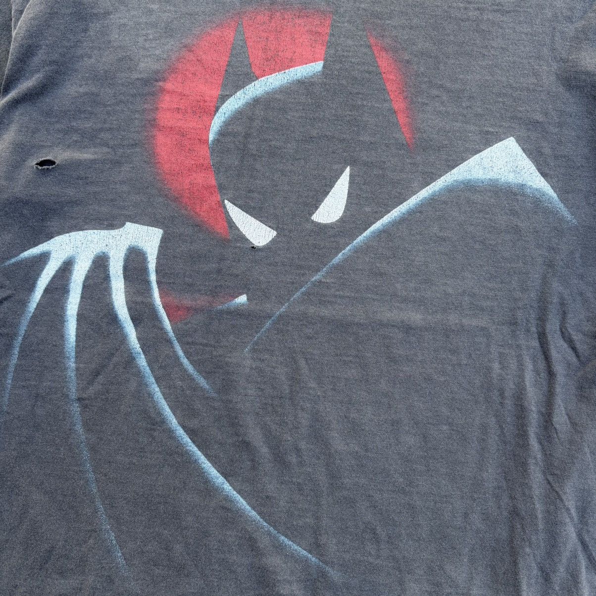 Vintage 1992 Batman Animated Series Faded Thrashed Rare Tee Size L Size US L / EU 52-54 / 3 - 2 Thumbnail