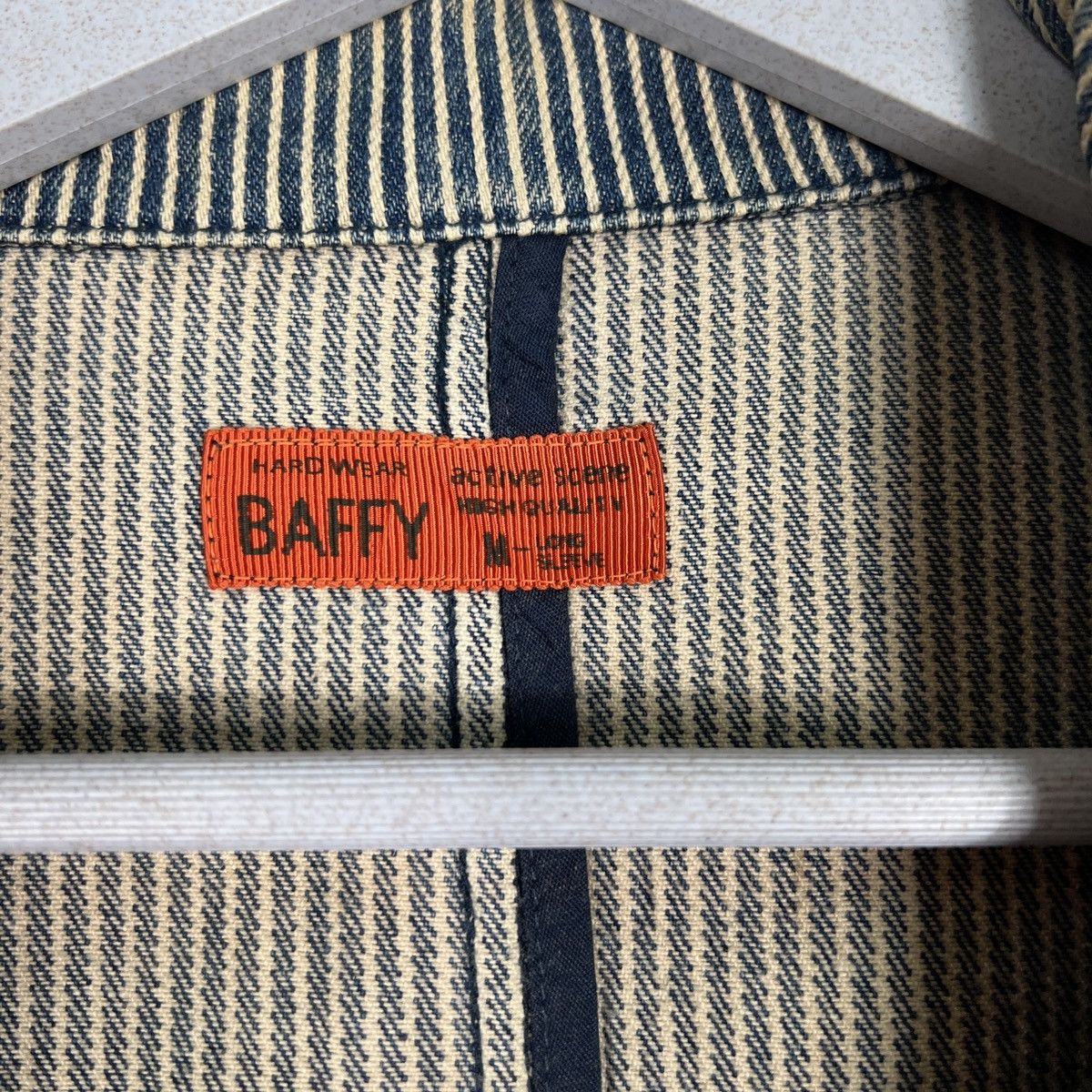 Japanese Brand 🔥 BAFFY HIKORY STRIPE CHORE JACKET Size US M / EU 48-50 / 2 - 15 Thumbnail