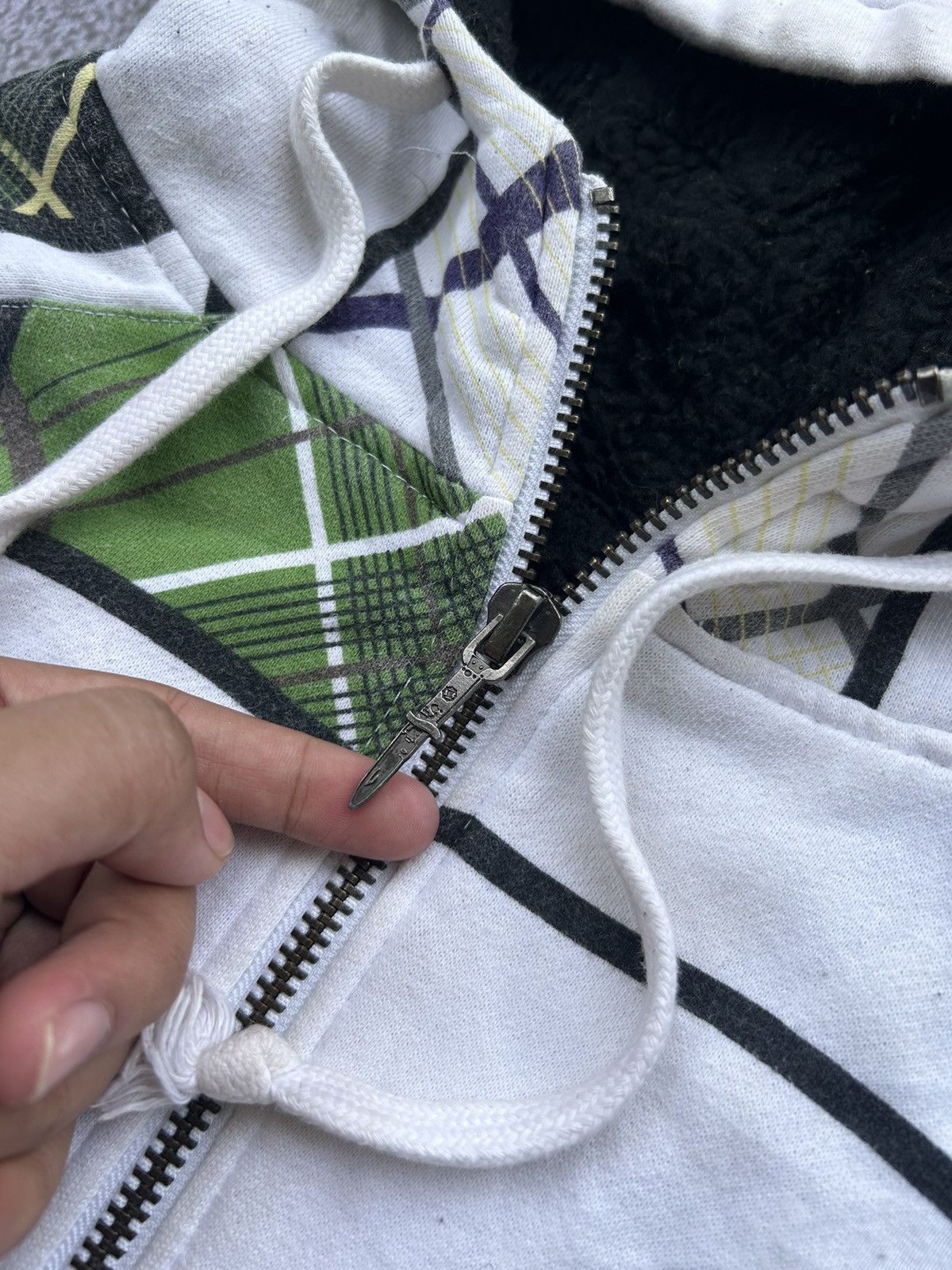 Empyre × Vintage Empyre faux zip hoodie Ifsixwasnine lgb Size US L / EU 52-54 / 3 - 6 Thumbnail