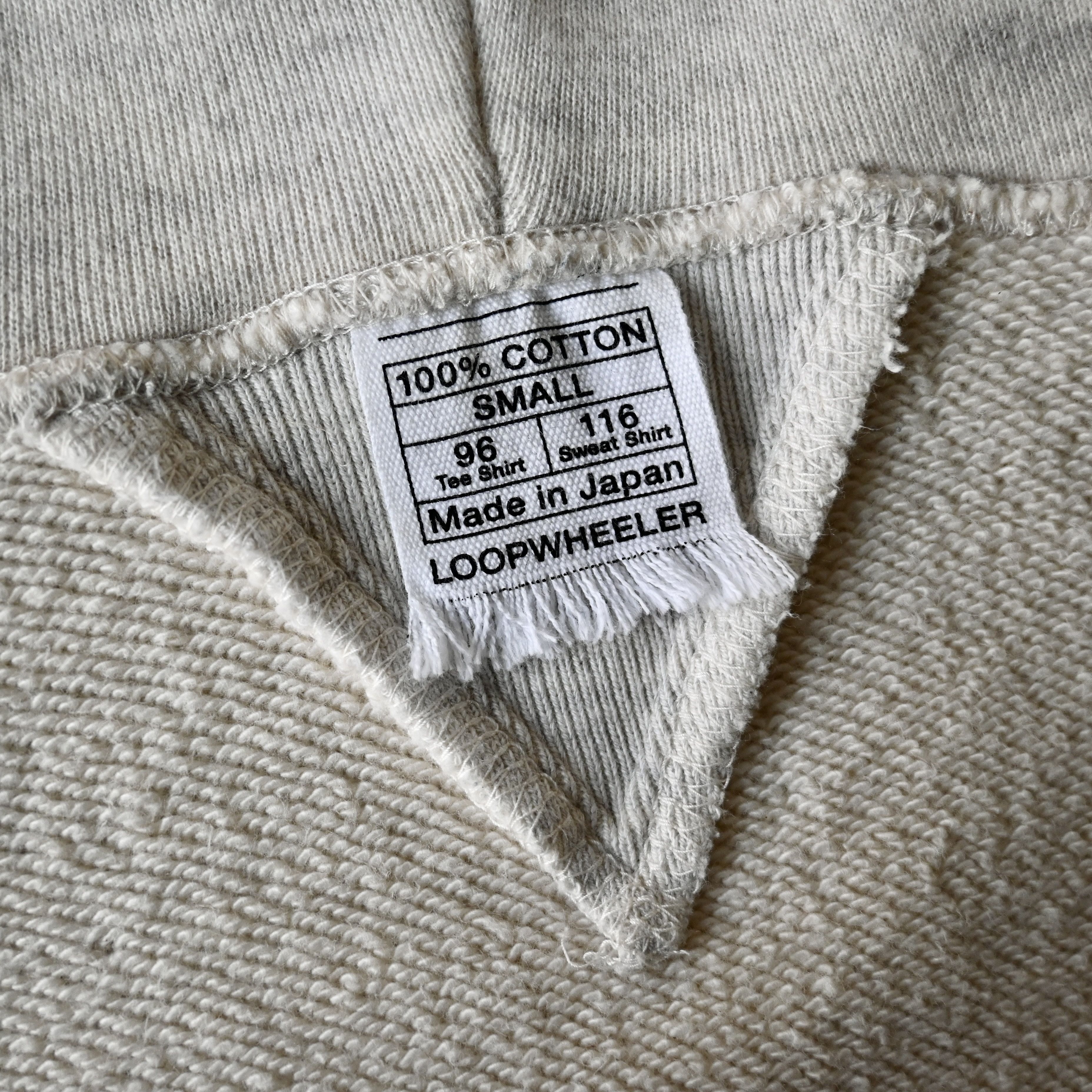 Loopwheeler LOOPWHEELER all cotton tubular oatmeal hoodie made in Japan Size US S / EU 44-46 / 1 - 10 Thumbnail