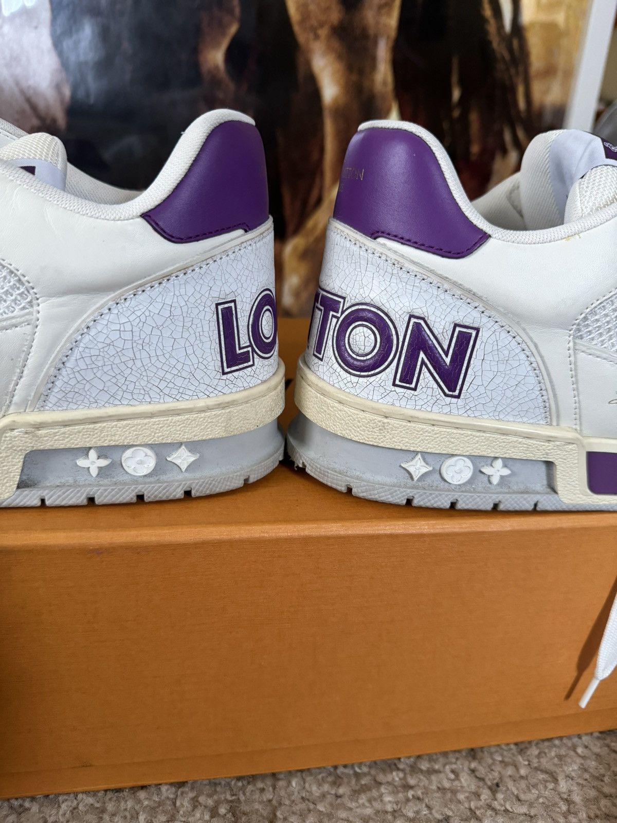 Louis Vuitton LV Trainer leather low trainers Size US 9 / EU 42 - 10 Thumbnail