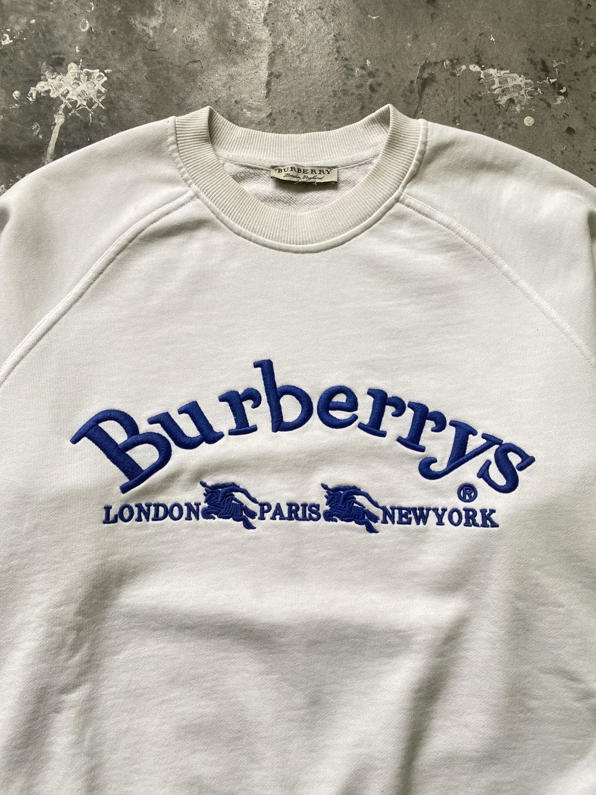 Burberry Burberry London Embroidery Spellout Pullover Size US M / EU 48-50 / 2 - 3 Thumbnail