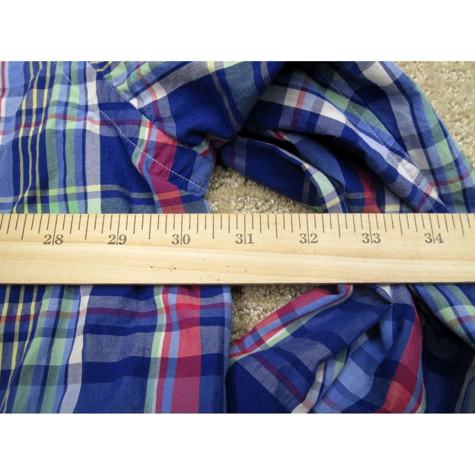 Ralph Lauren Ralph Lauren Shirt Men Big 3X Blue Plaid Long Sleeve Button-Down Classic Pony Shirt Size US XXL / EU 58 / 5 - 5 Thumbnail