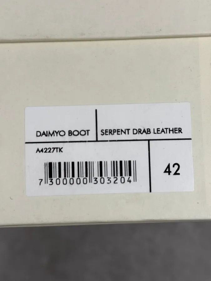 Our Legacy Our Legacy Daimyo Camel Leather Boots Size US 9 / EU 42 - 8 Thumbnail