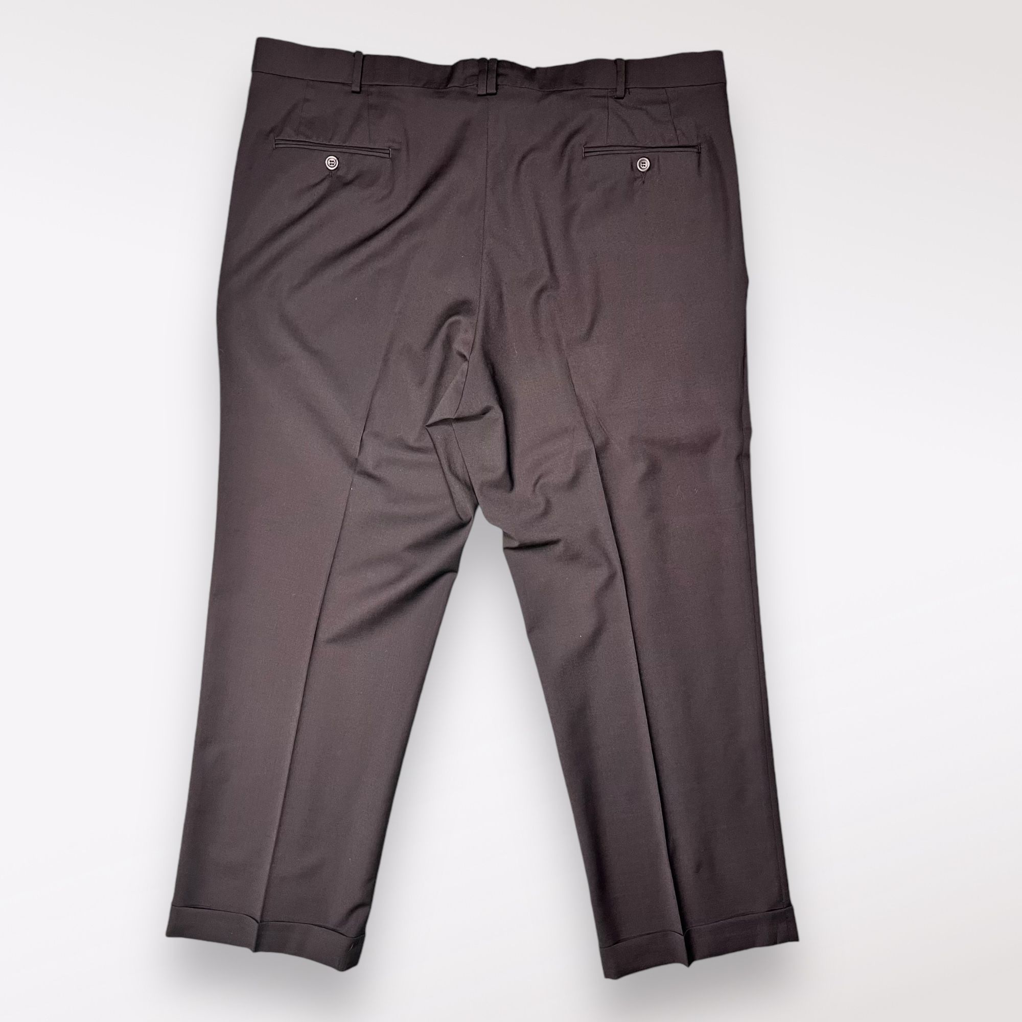 Dockers VTG Dockers Premium Wool Blend Trousers Black Pleated 42 X 3 Size US 42 / EU 58 - 7 Thumbnail