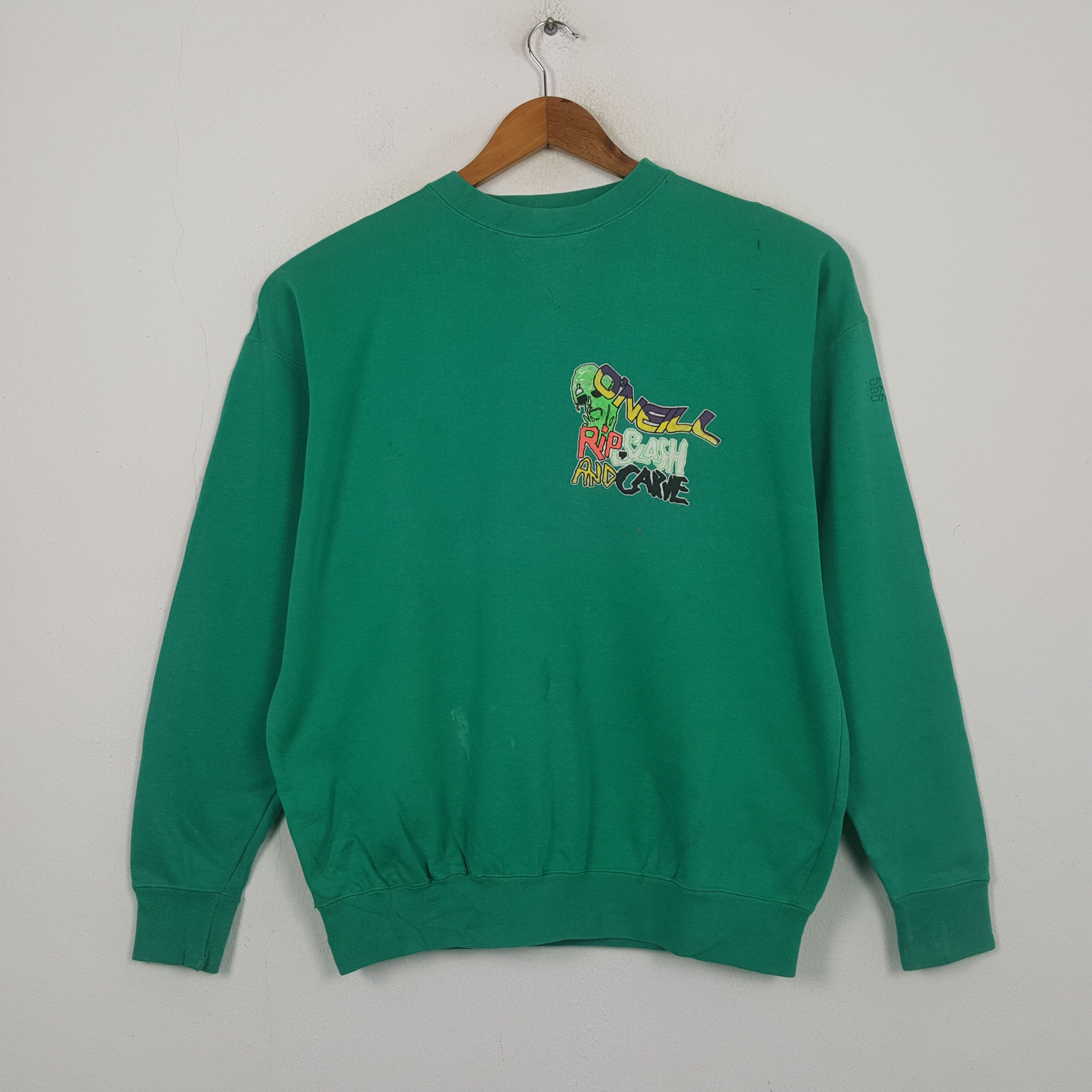O'Neill Vintage Oneill Surfing Style Brand Sweatshirt RR1 Size US L / EU 52-54 / 3 - 3 Thumbnail