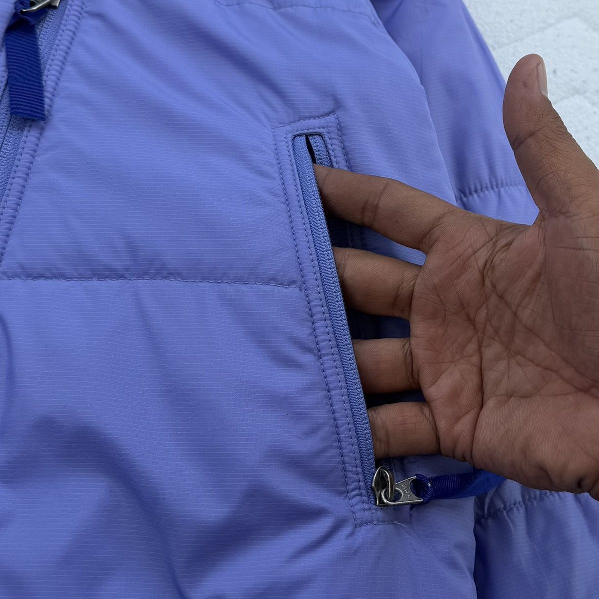 Patagonia Patagonia Purple Puffer Hooded Jacket Size XS / US 0-2 / IT 36-38 - 7 Thumbnail