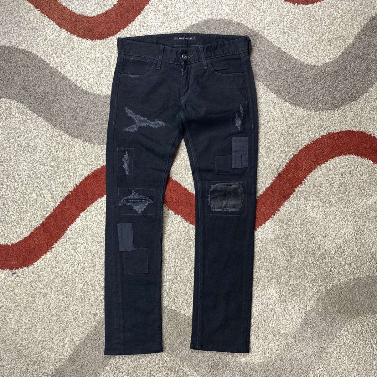 Vanquish Black By Vanquish Ripped Patchwork Skinny Jeans Size US 30 / EU 46 - 1 Thumbnail